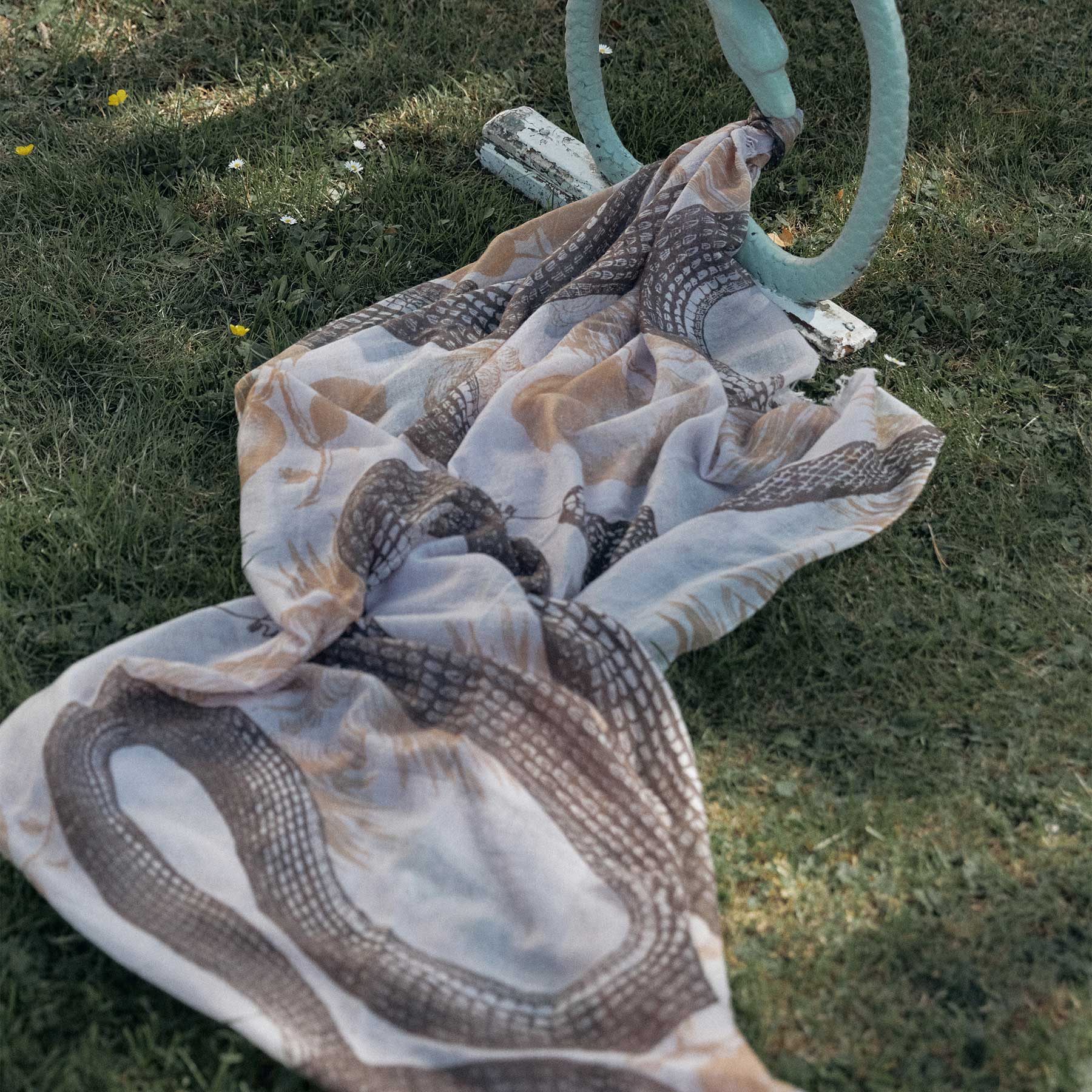 Felted Stole Garden Eden