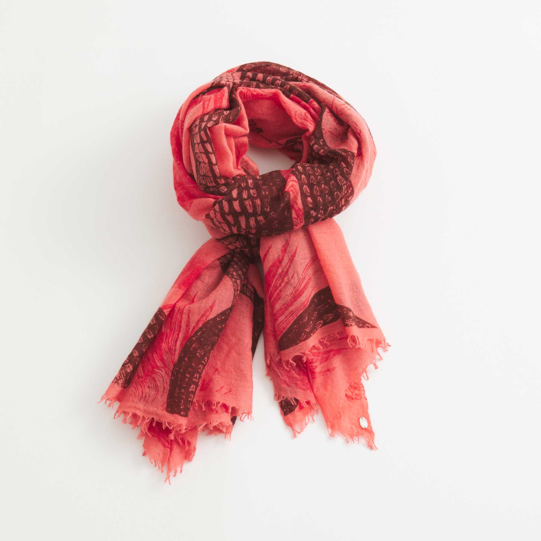 Felted Stole Garden Eden