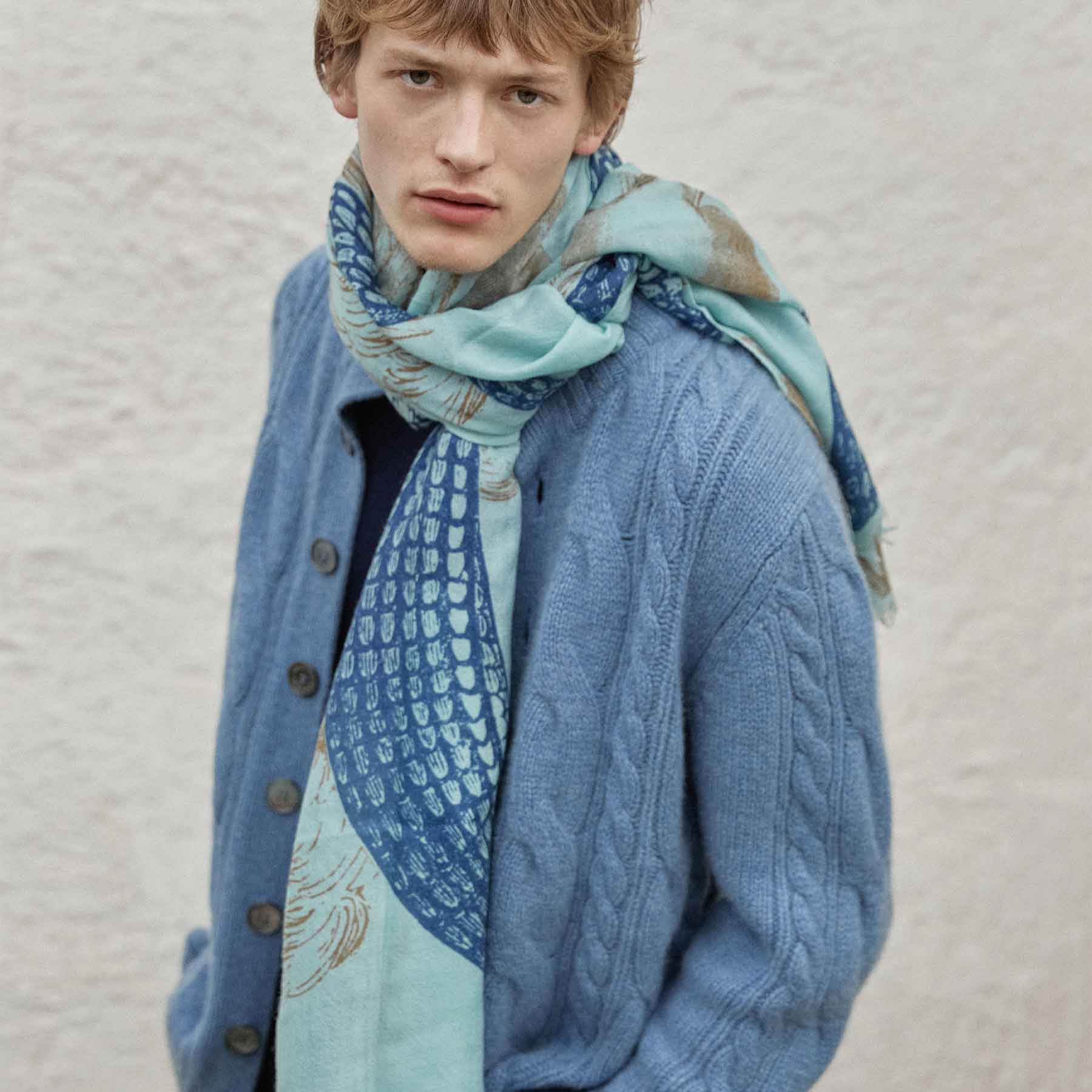 Felted Stole Garden Eden