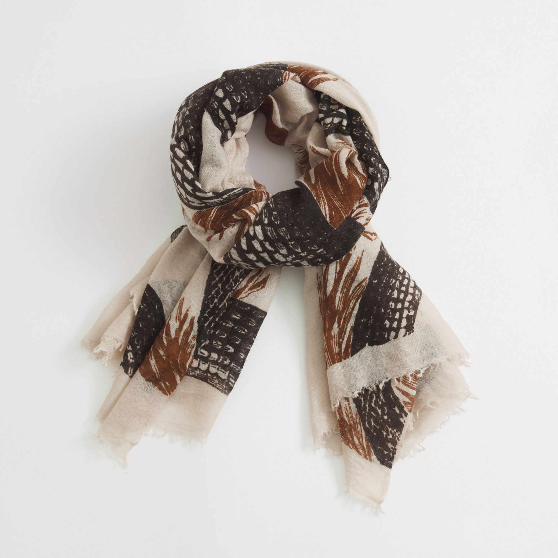 Felted Stole Garden Eden