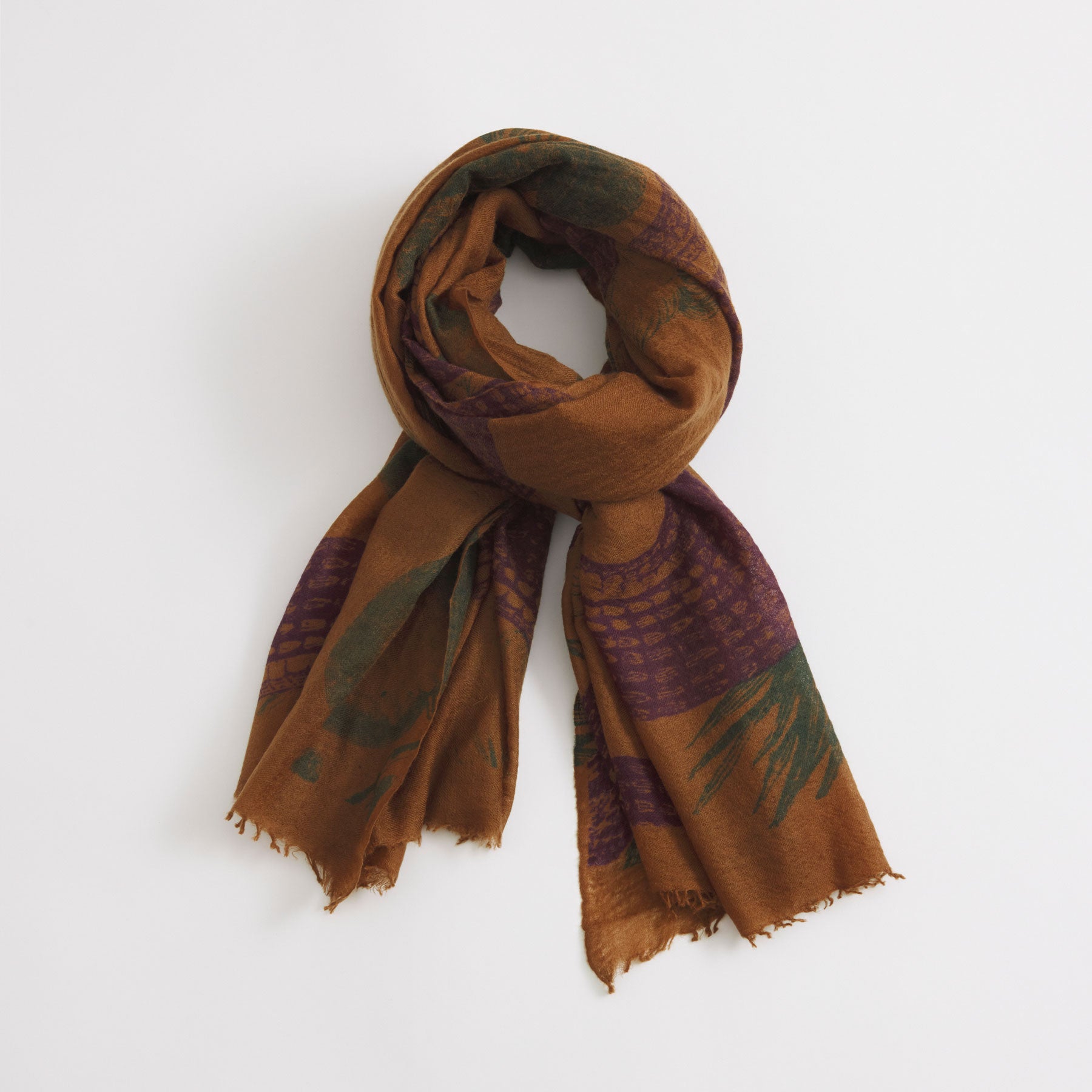 Felted Stole Garden Eden