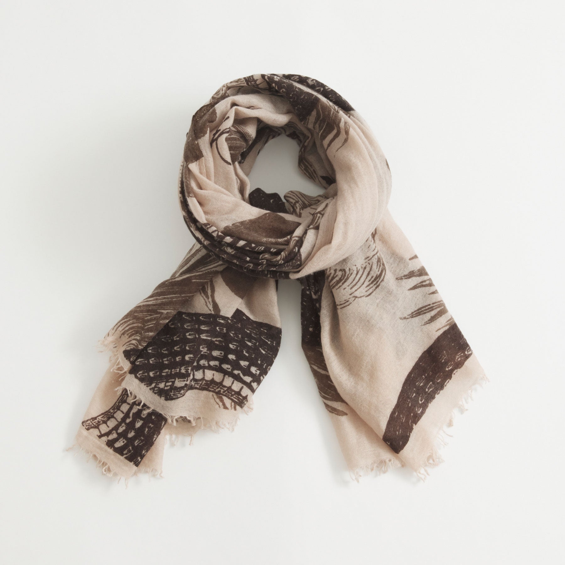 Felted Stole Garden Eden