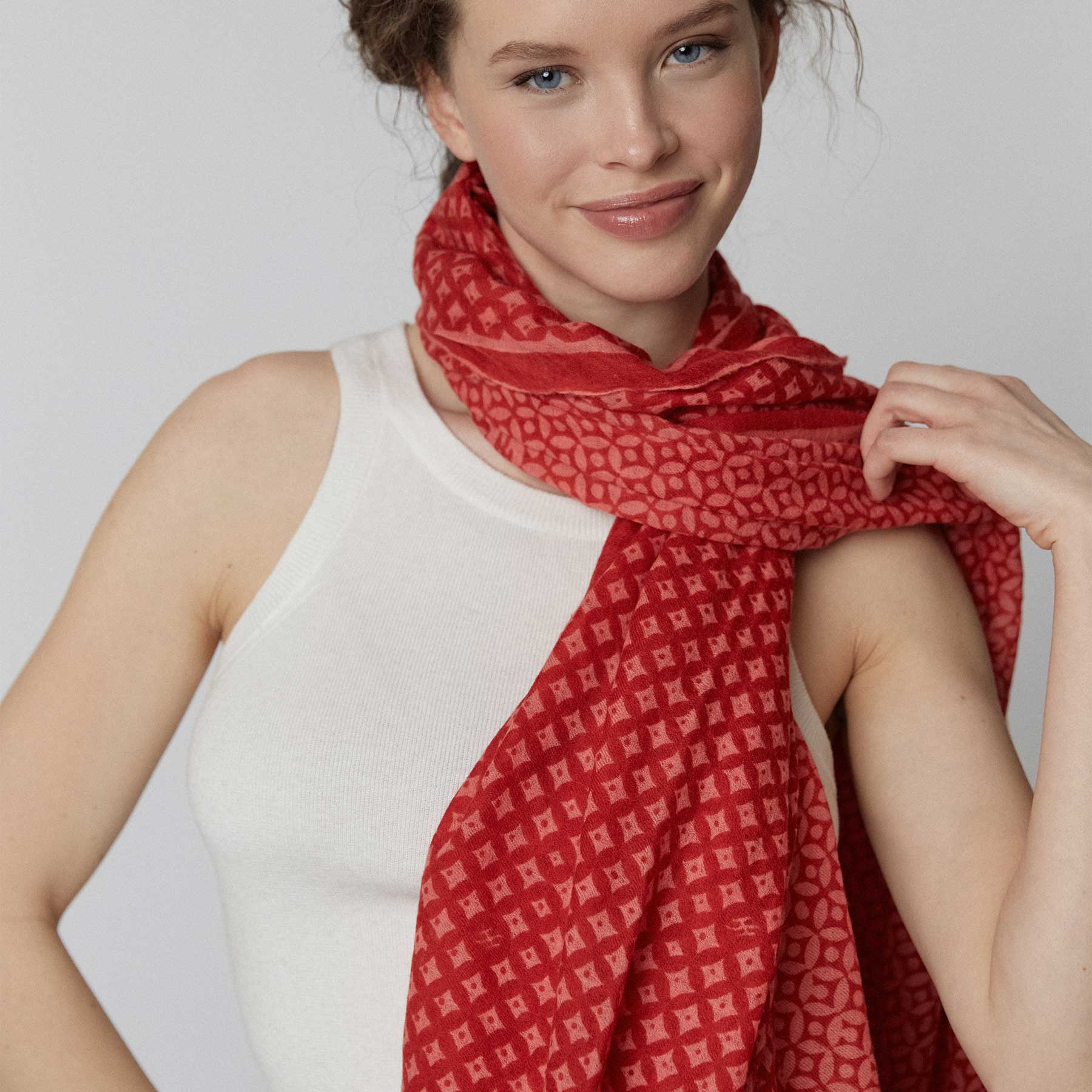 Felted Stole One Hundred Eyes