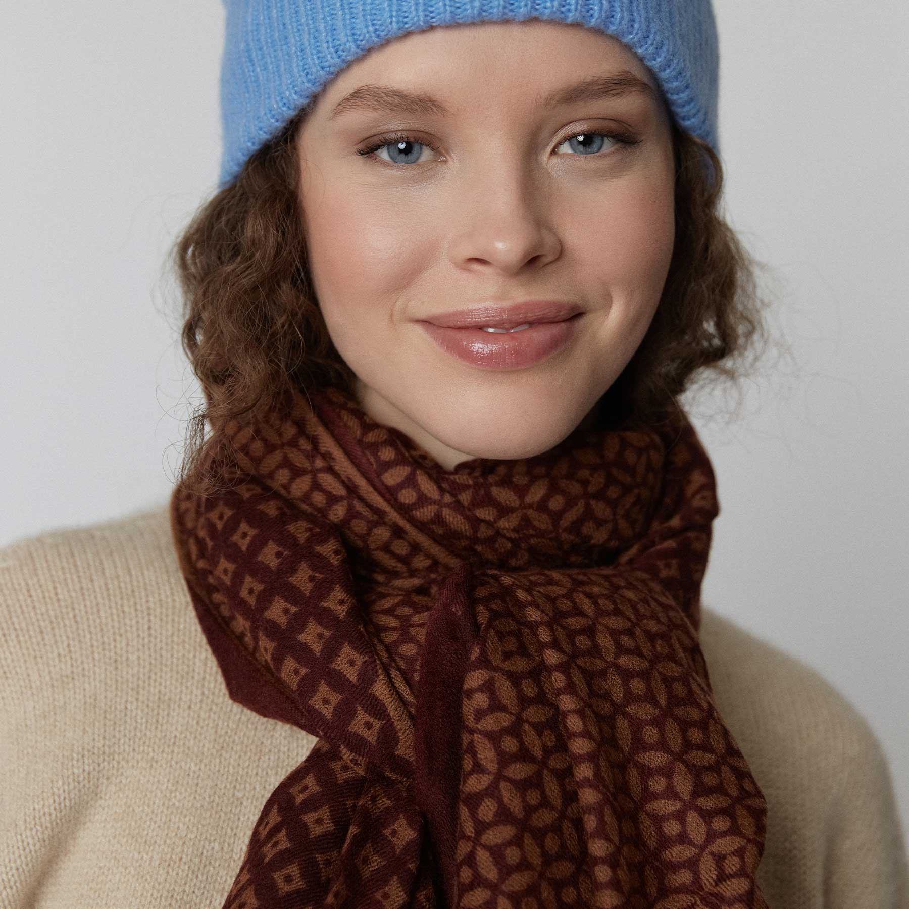 Felted Stole One Hundred Eyes