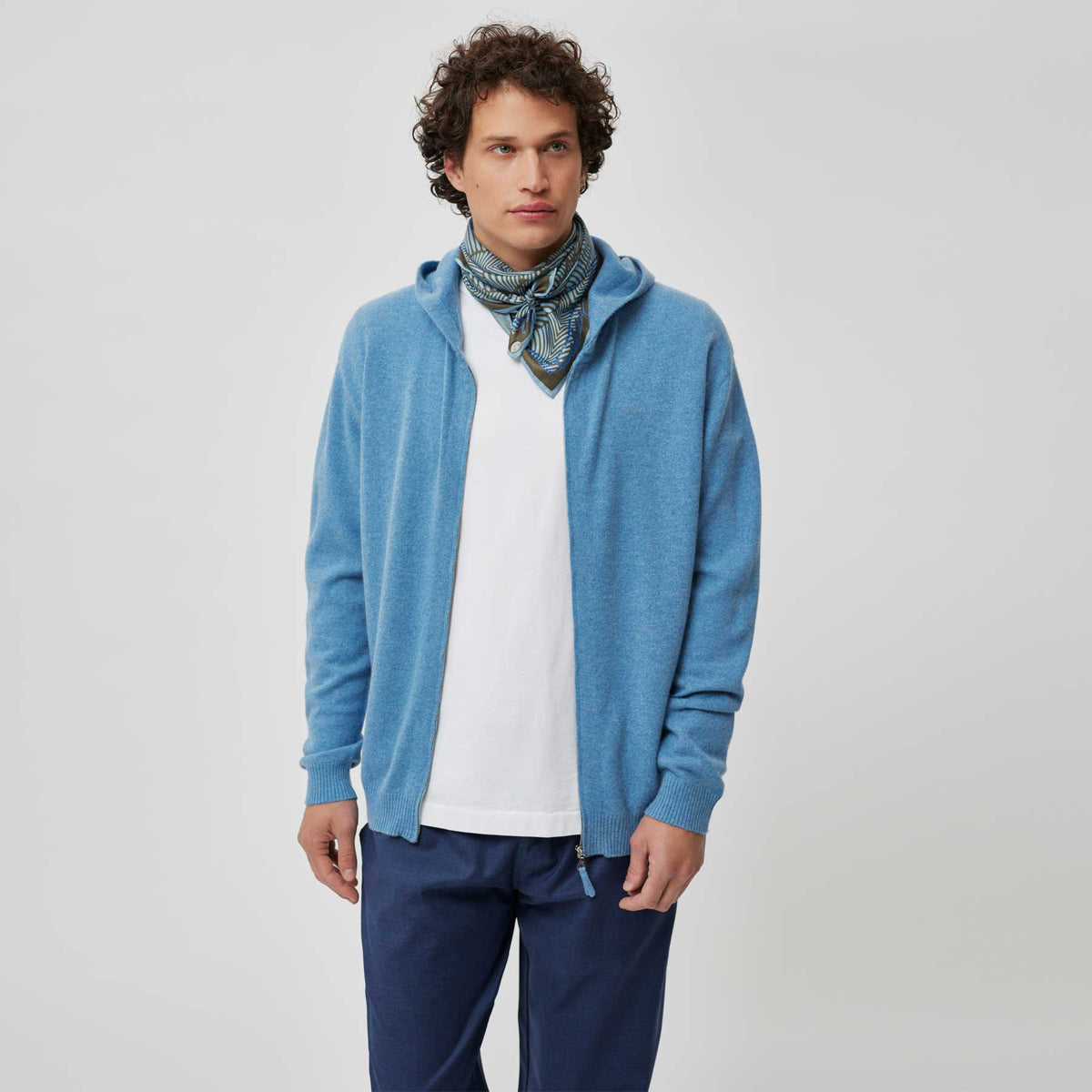 Hooded Cardigan Easy Going