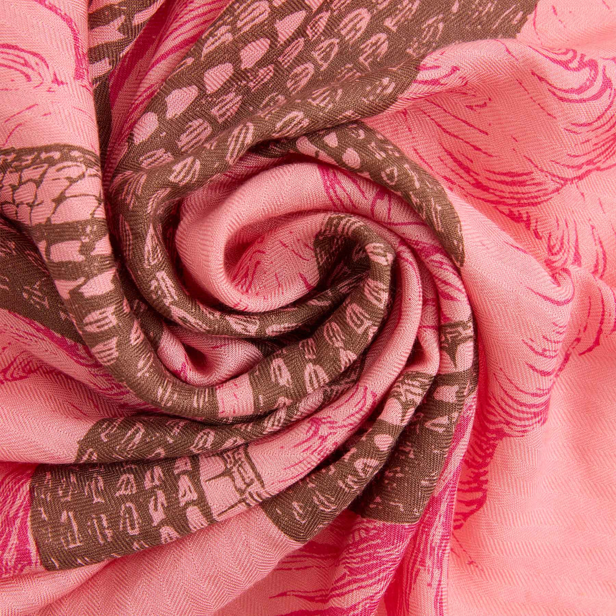 Kite Scarf Silk Cashmere Garden Eden