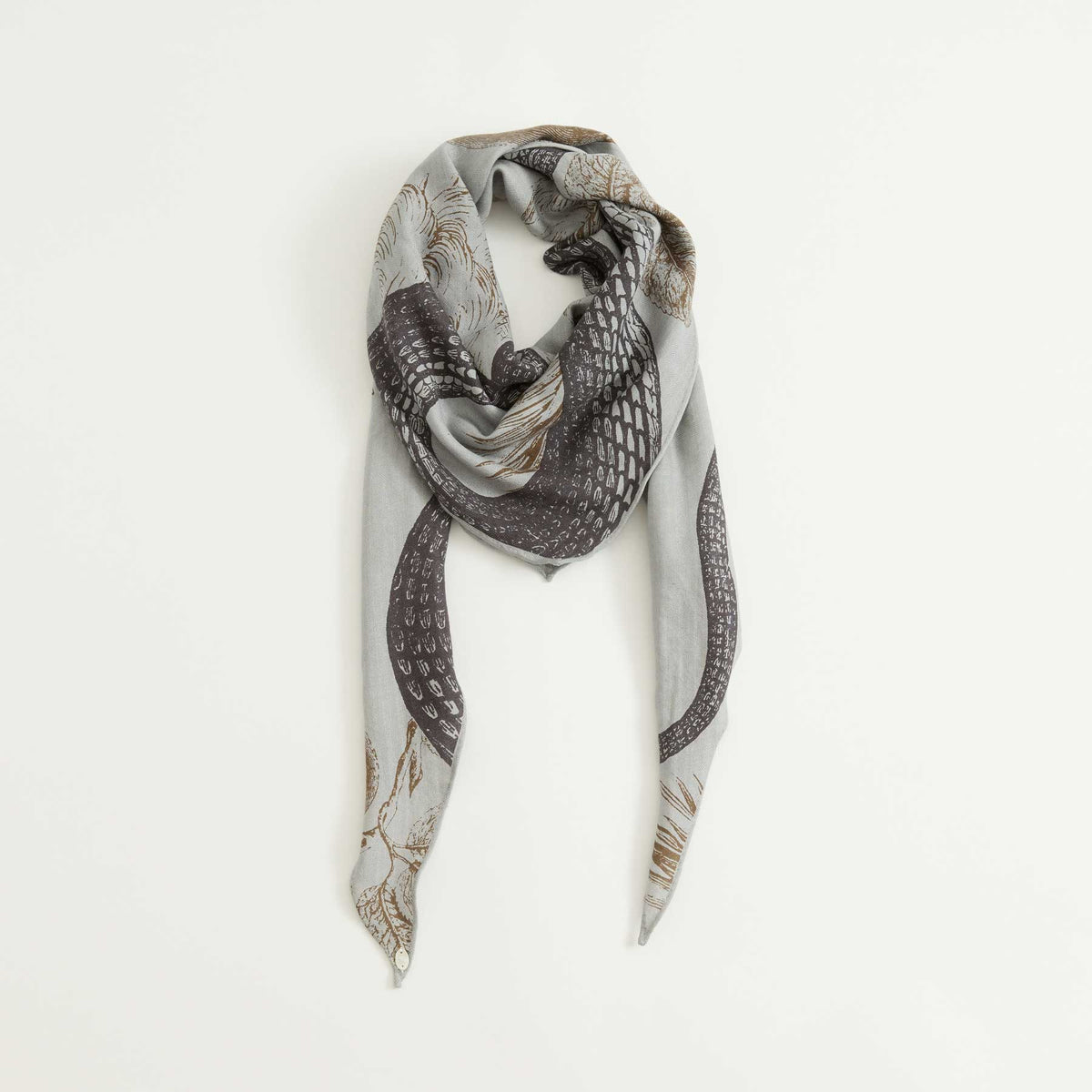 Kite Scarf Silk Cashmere Garden Eden