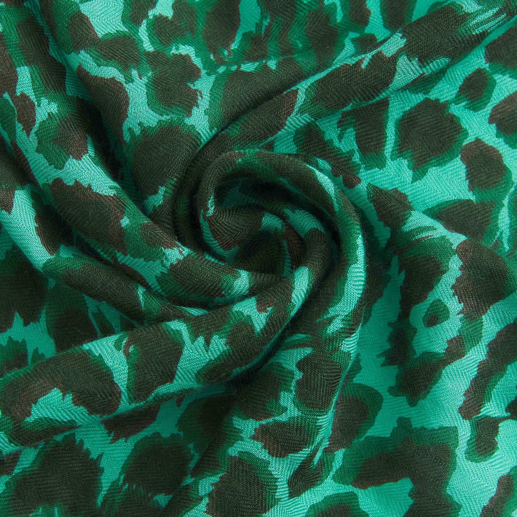 Kite Scarf Silk Cashmere Midi Cheetah