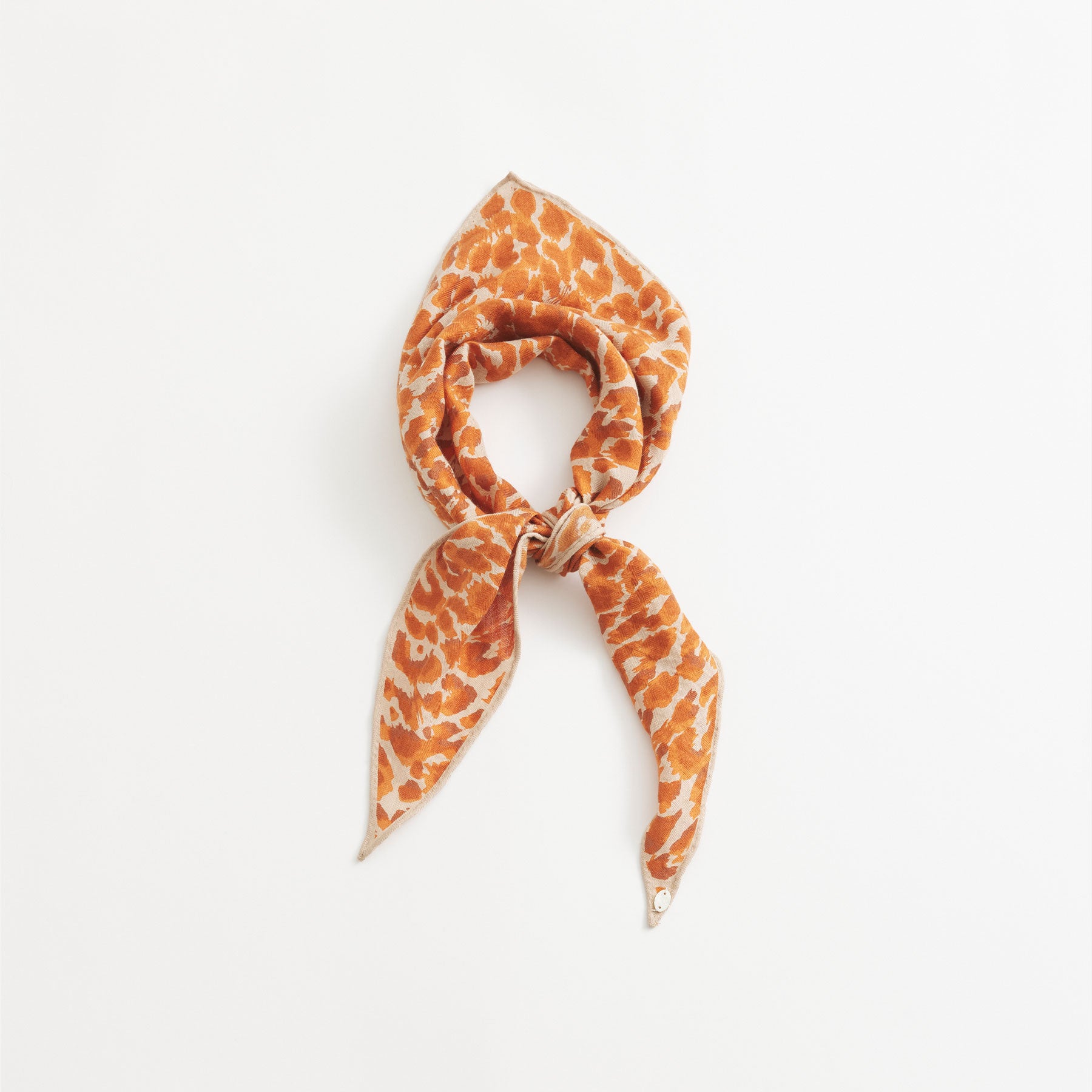 Kite Scarf Silk Cashmere Midi Cheetah
