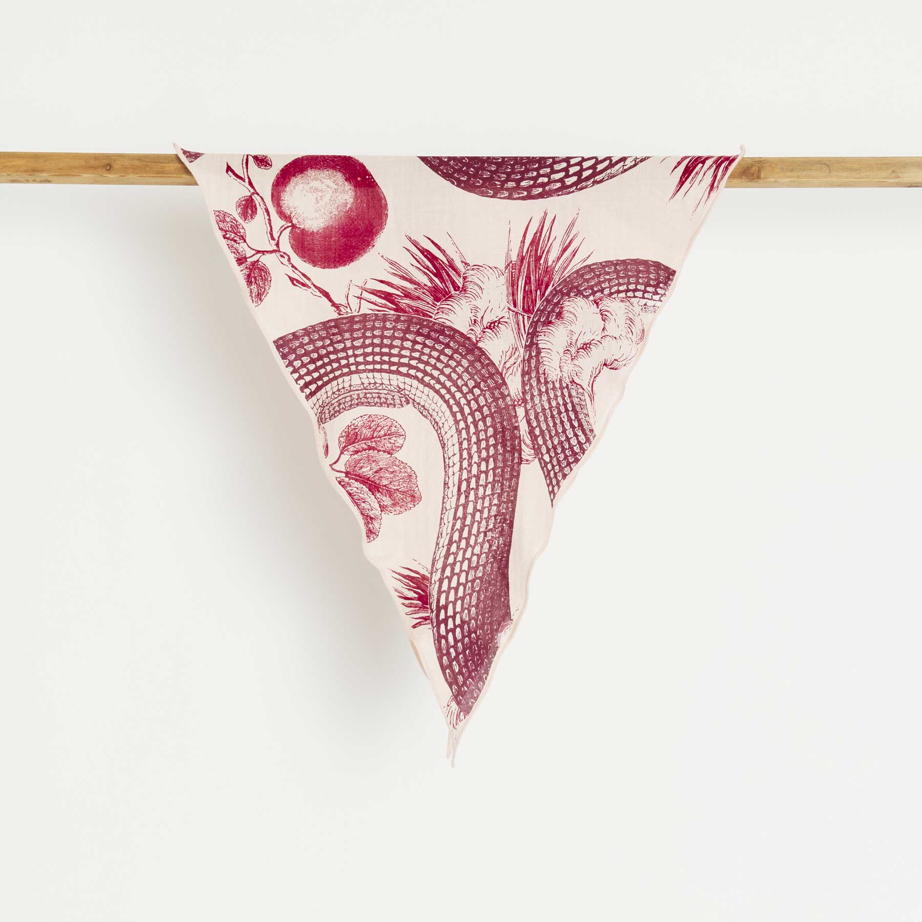 Kite Scarf Midi Silk Cashmere Garden Eden