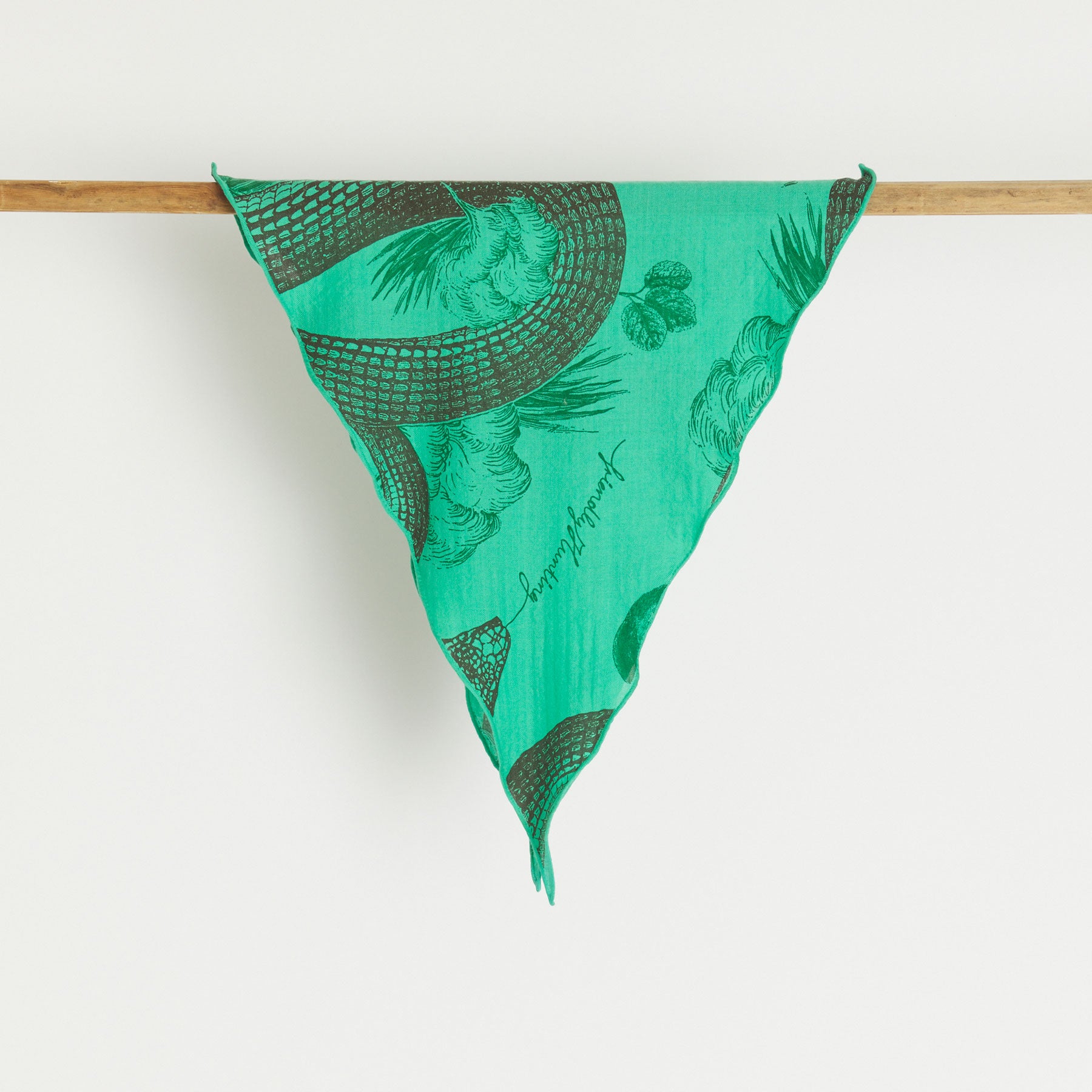 Kite Scarf Midi Silk Cashmere Garden Eden