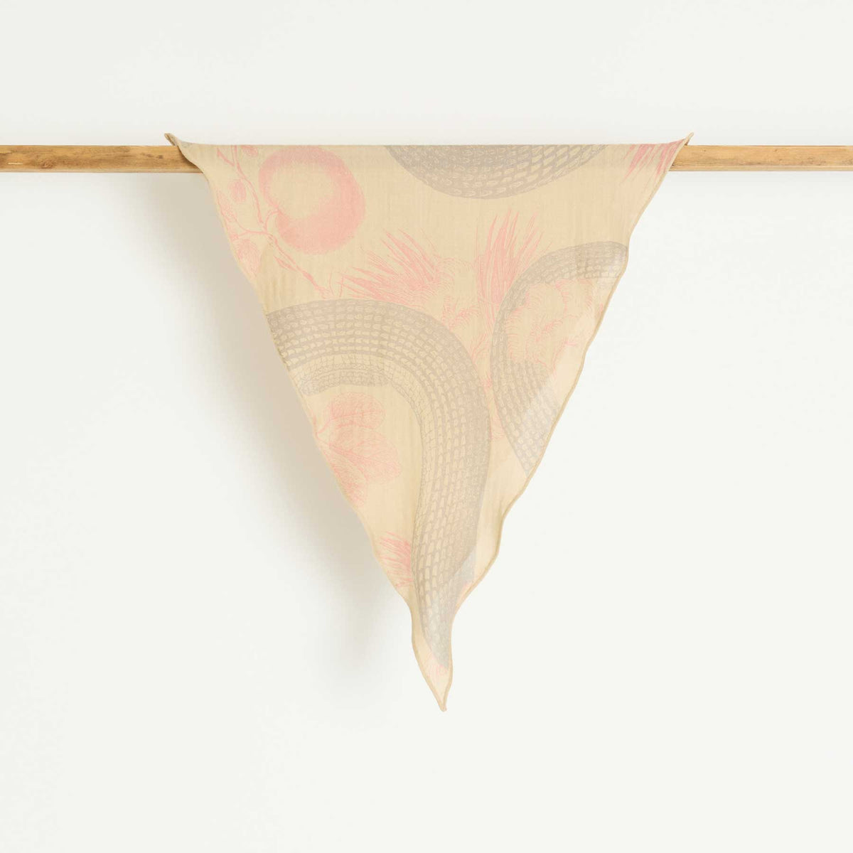 Kite Scarf Midi Silk Cashmere Garden Eden