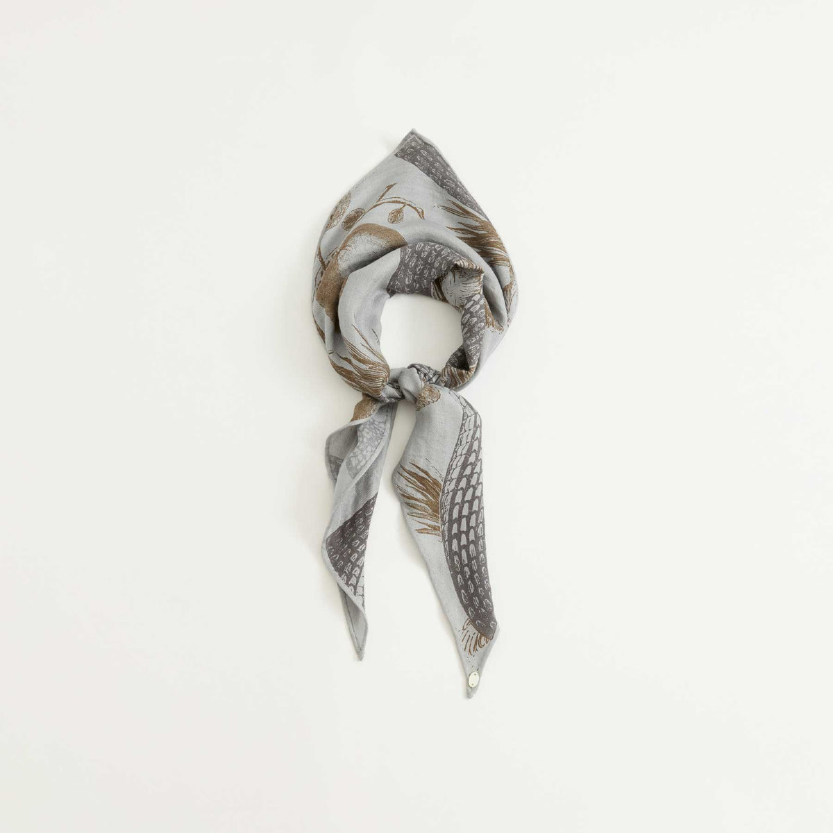 Kite Scarf Midi Silk Cashmere Garden Eden