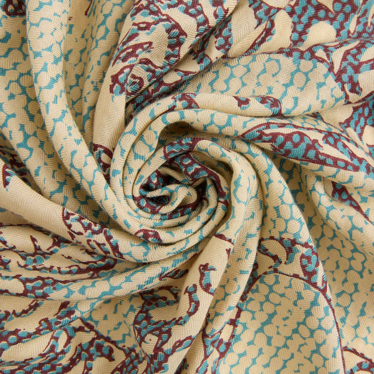 Kite Scarf Silk Cashmere Oriental