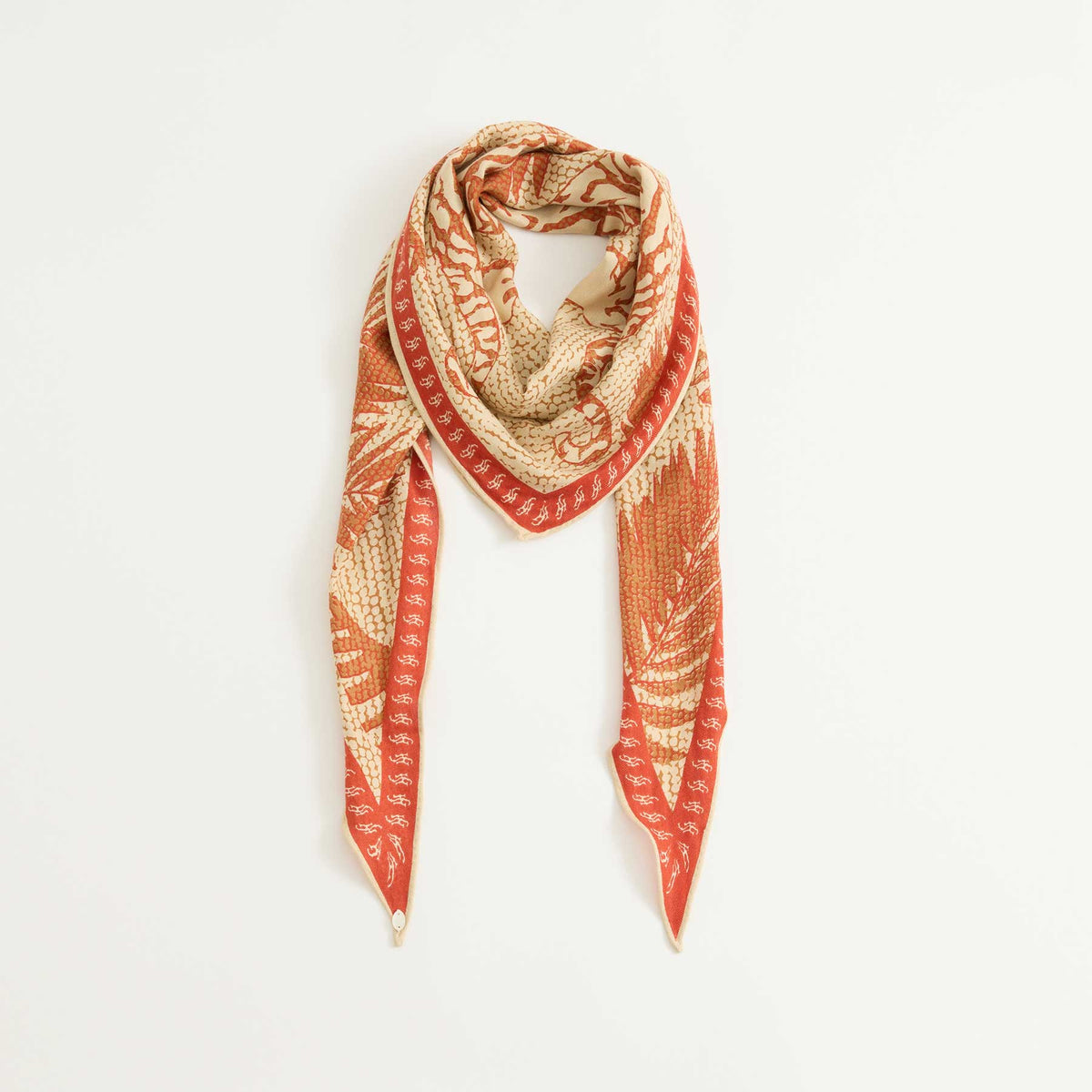 Kite Scarf Silk Cashmere Oriental