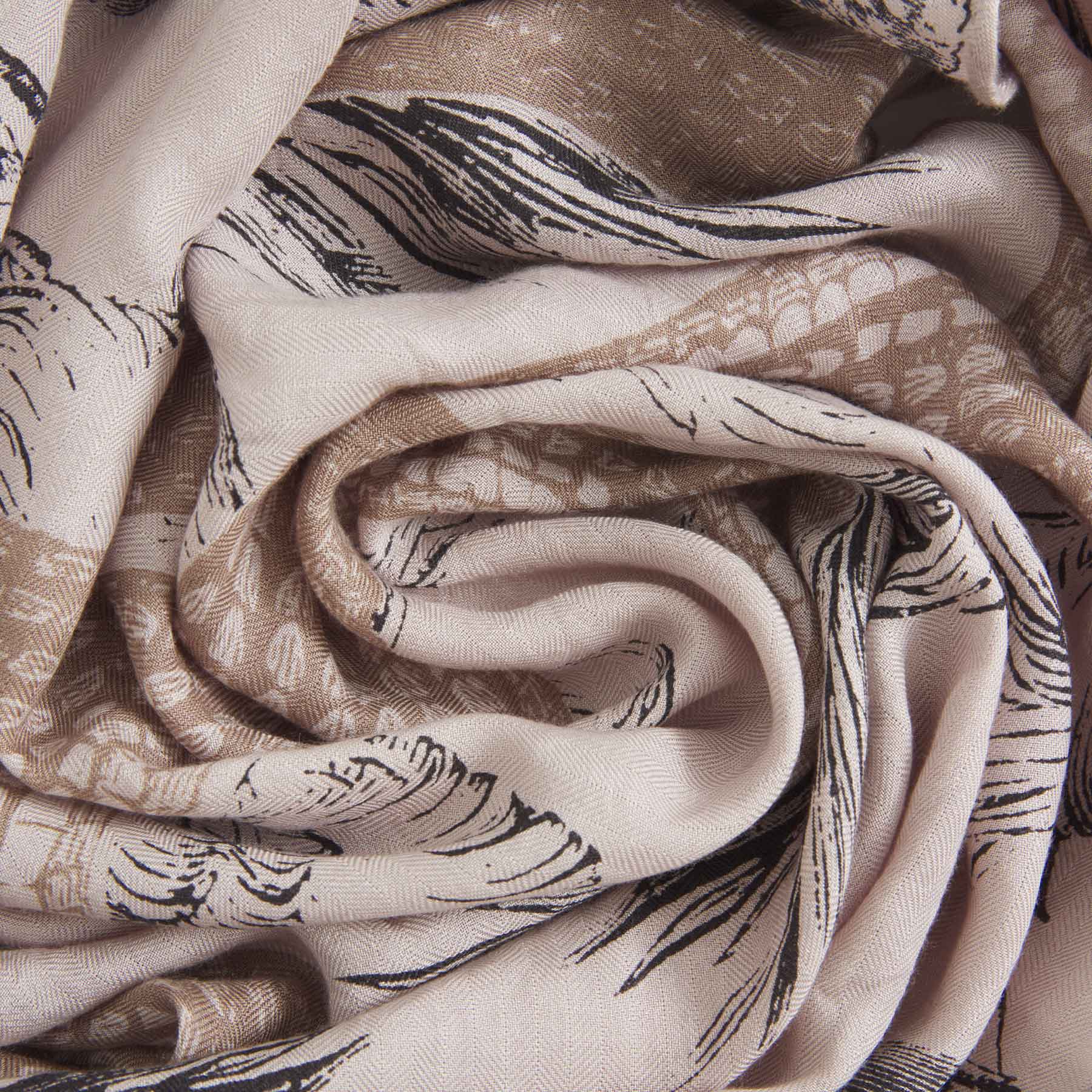 Kite Scarf Silk Cashmere Garden Eden