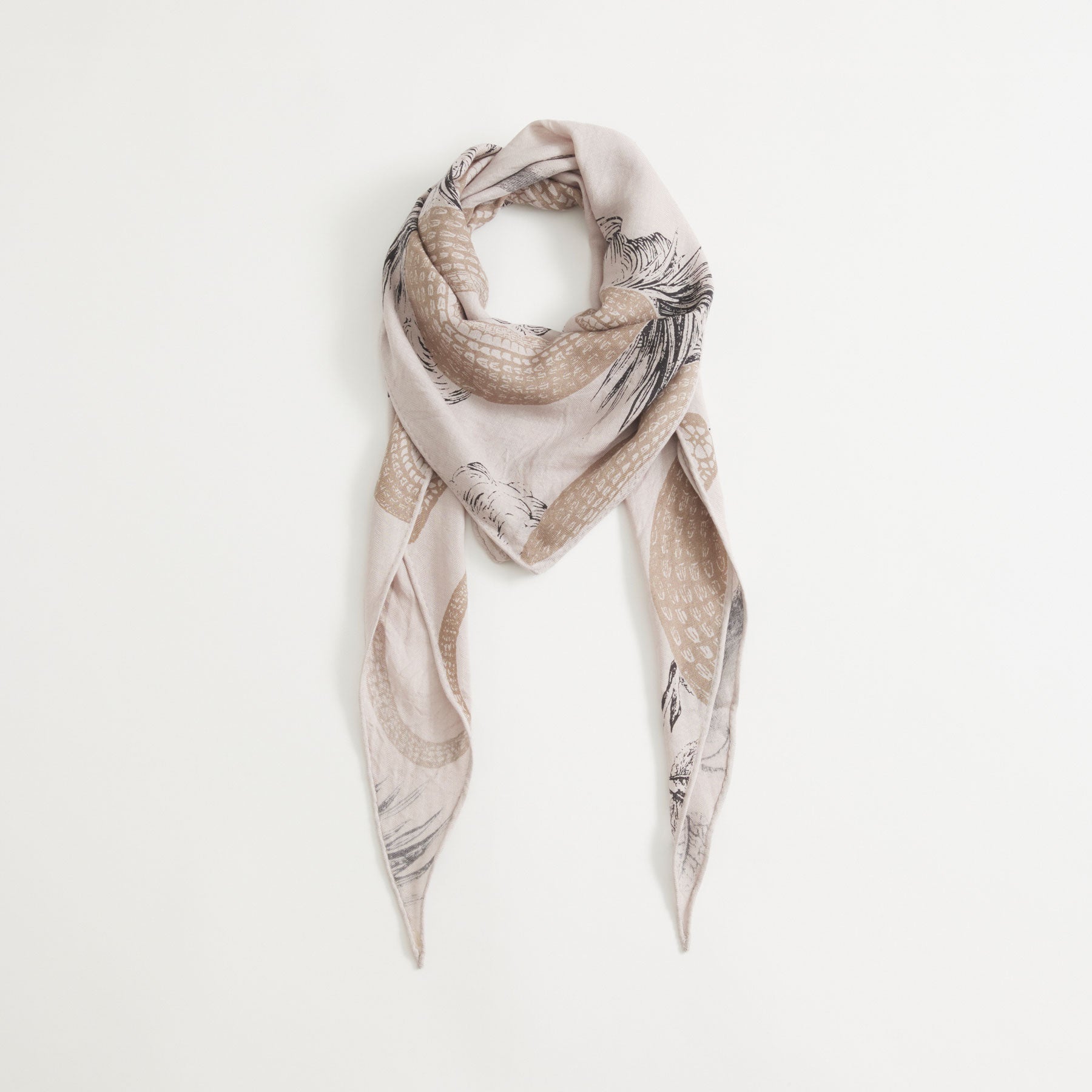 Kite Scarf Silk Cashmere Garden Eden