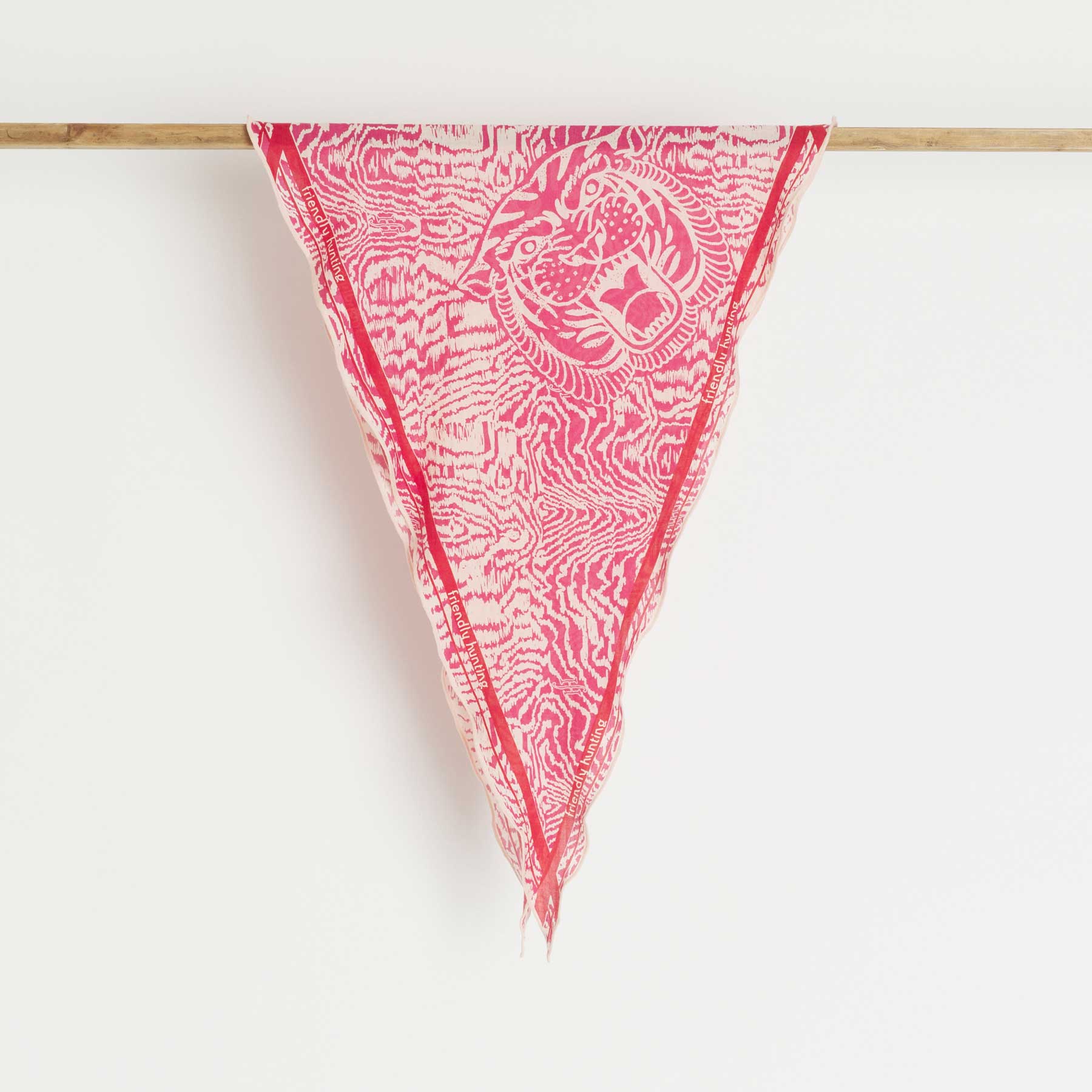 Kite Scarf Silk Cashmere Asian Game