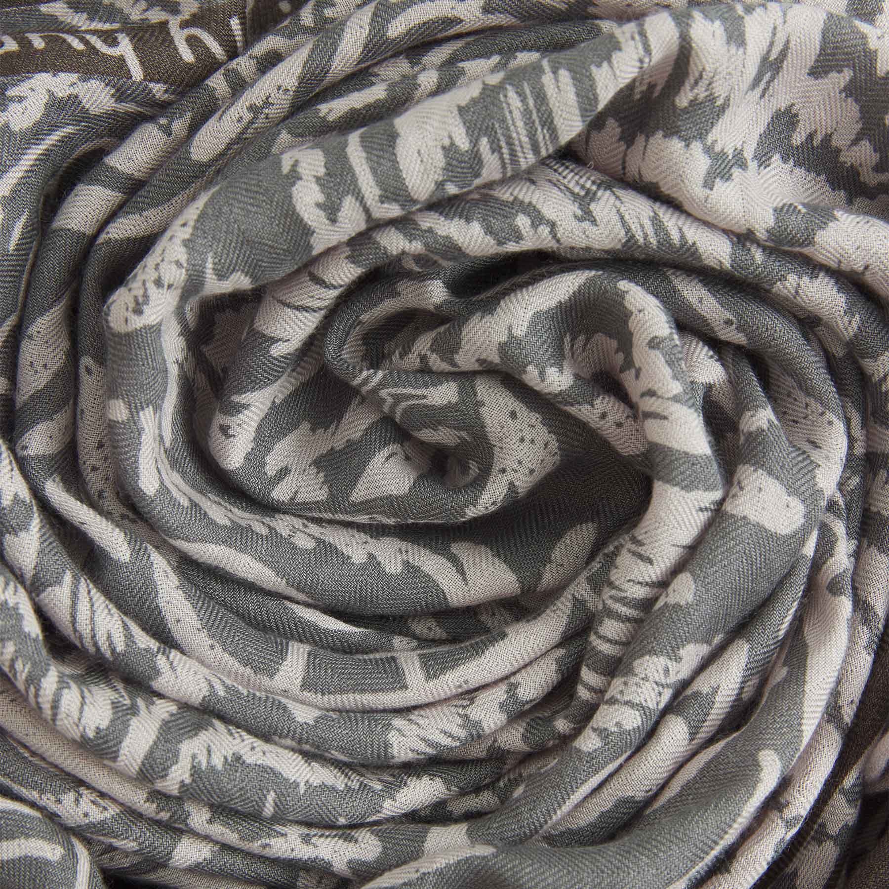 Kite Scarf Silk Cashmere Asian Game