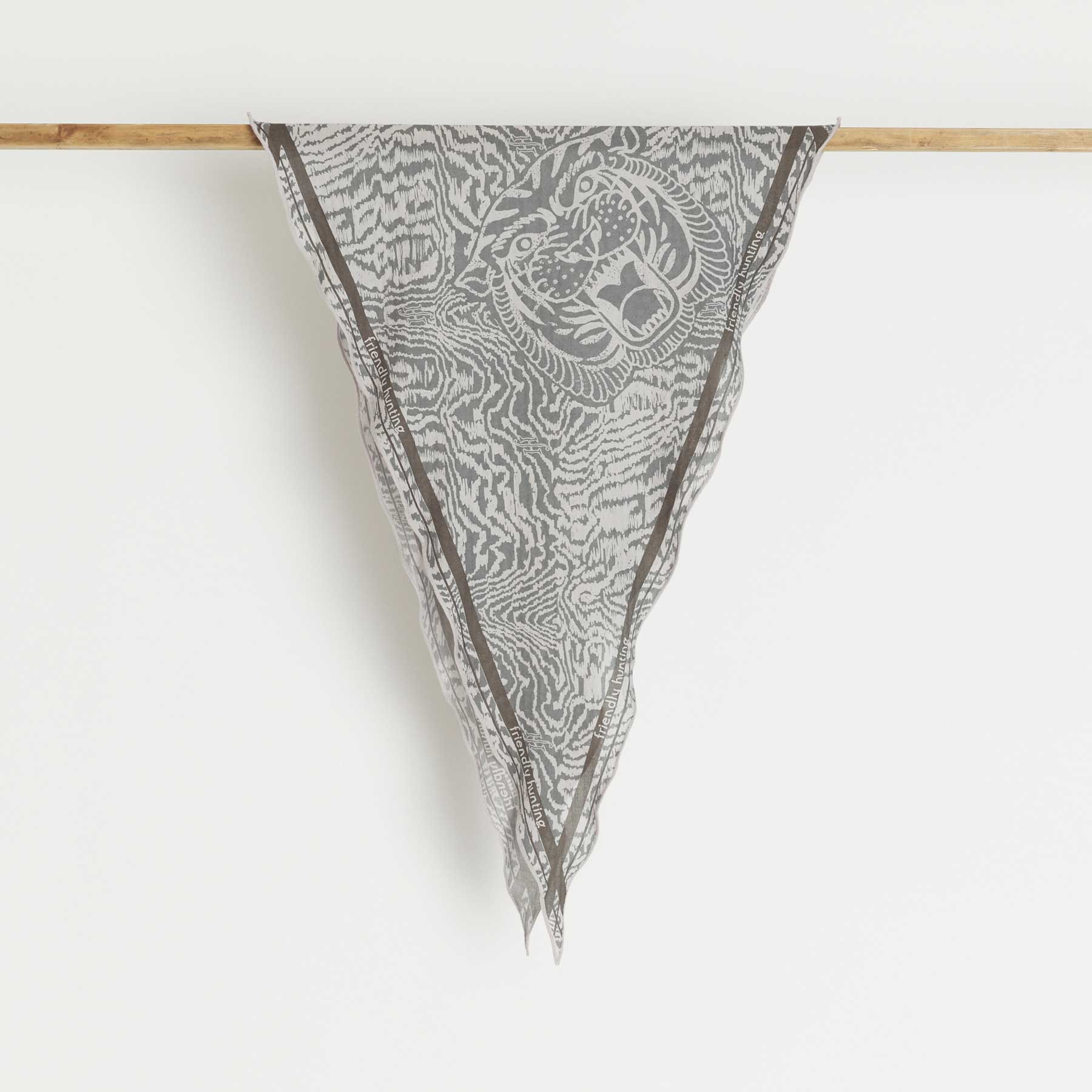 Kite Scarf Silk Cashmere Asian Game