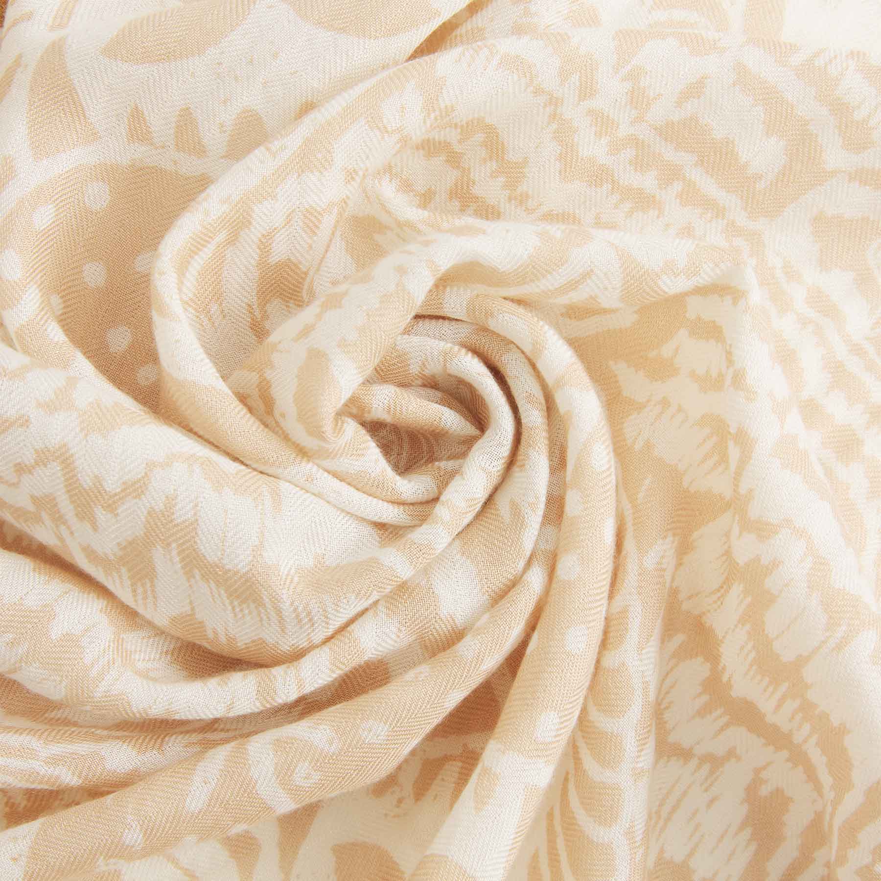 Kite Scarf Silk Cashmere Asian Game