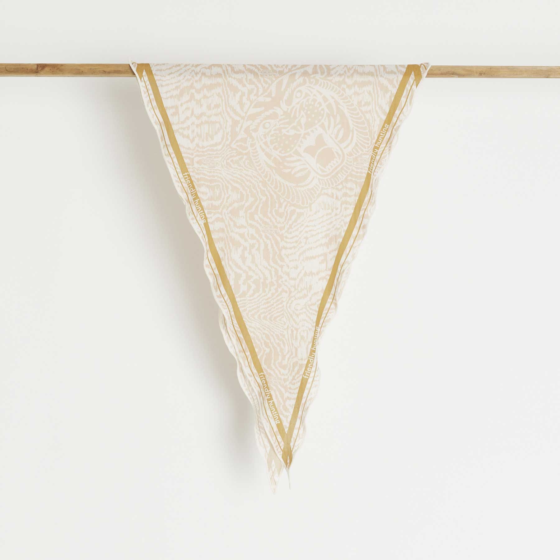 Kite Scarf Silk Cashmere Asian Game