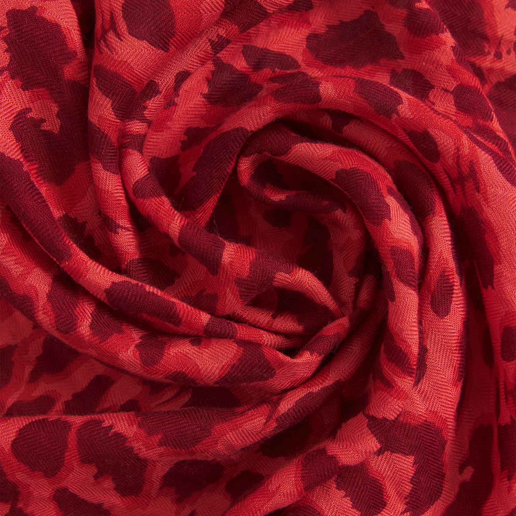 Kite Scarf Silk Cashmere Cheetah