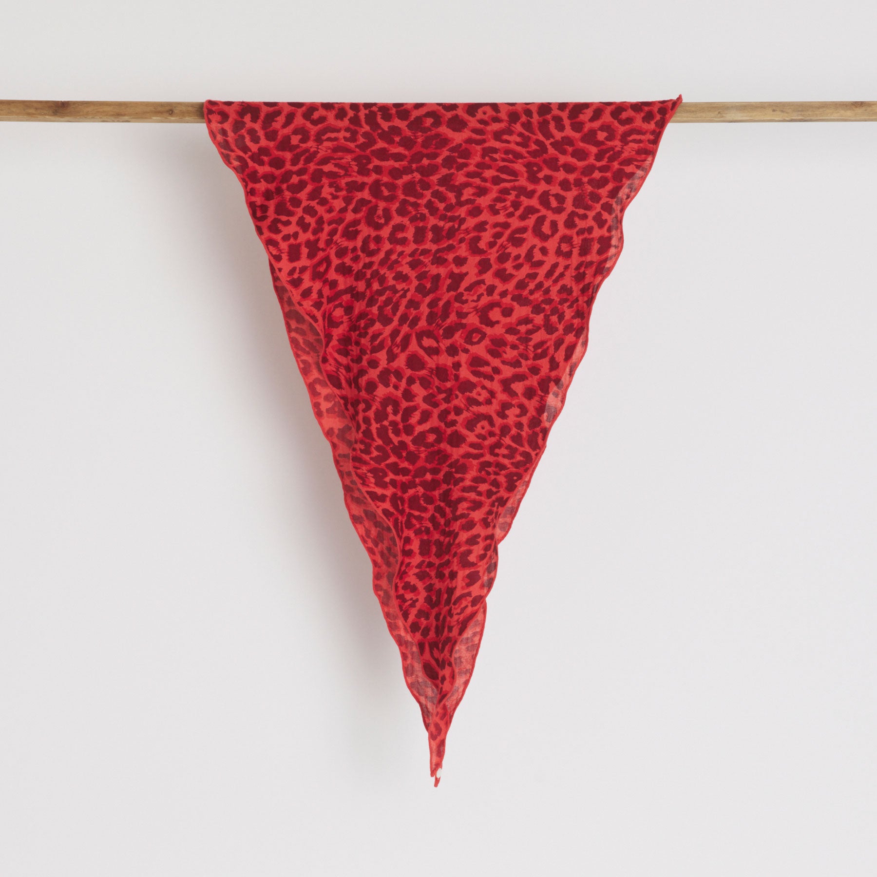 Kite Scarf Silk Cashmere Cheetah