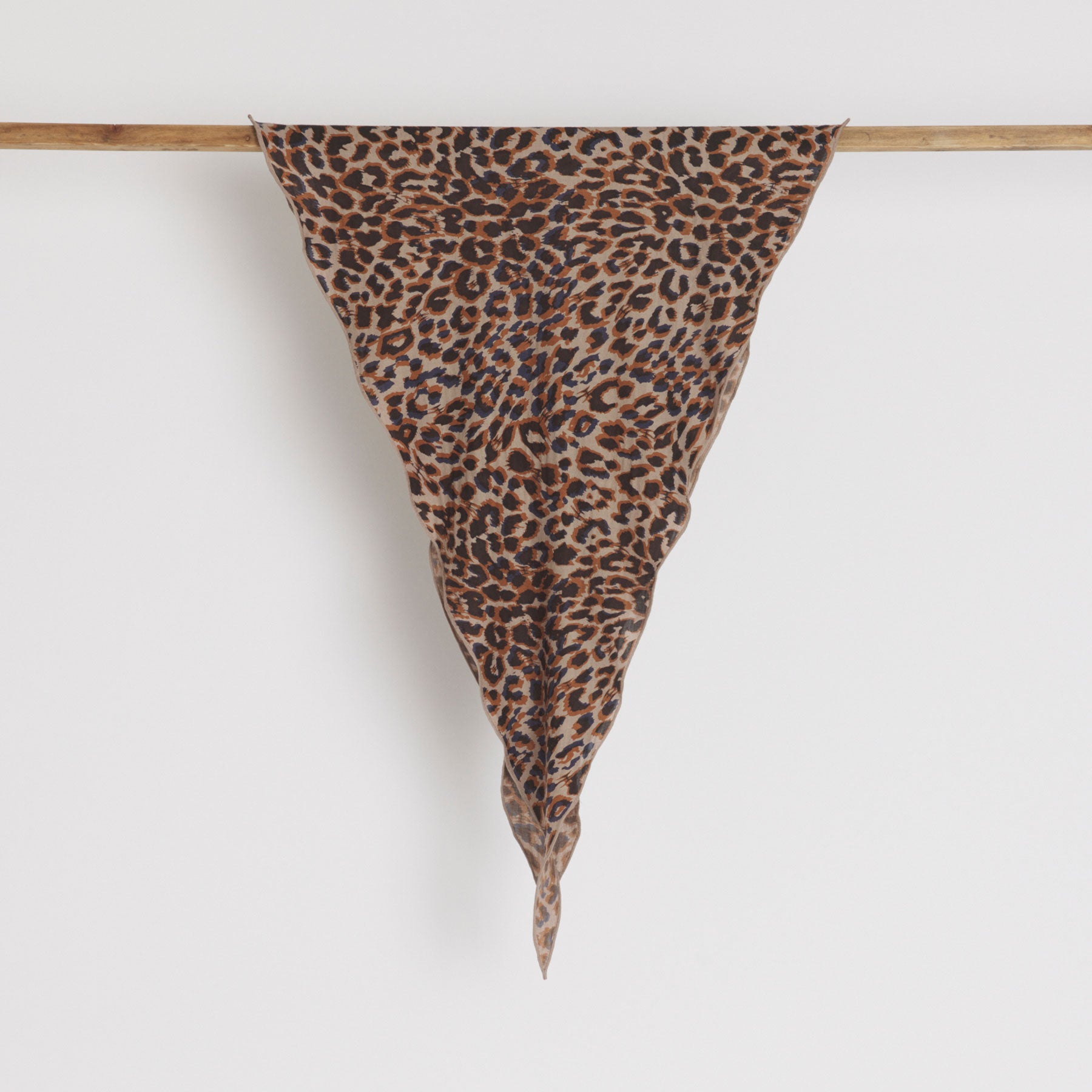 Kite Scarf Silk Cashmere Cheetah