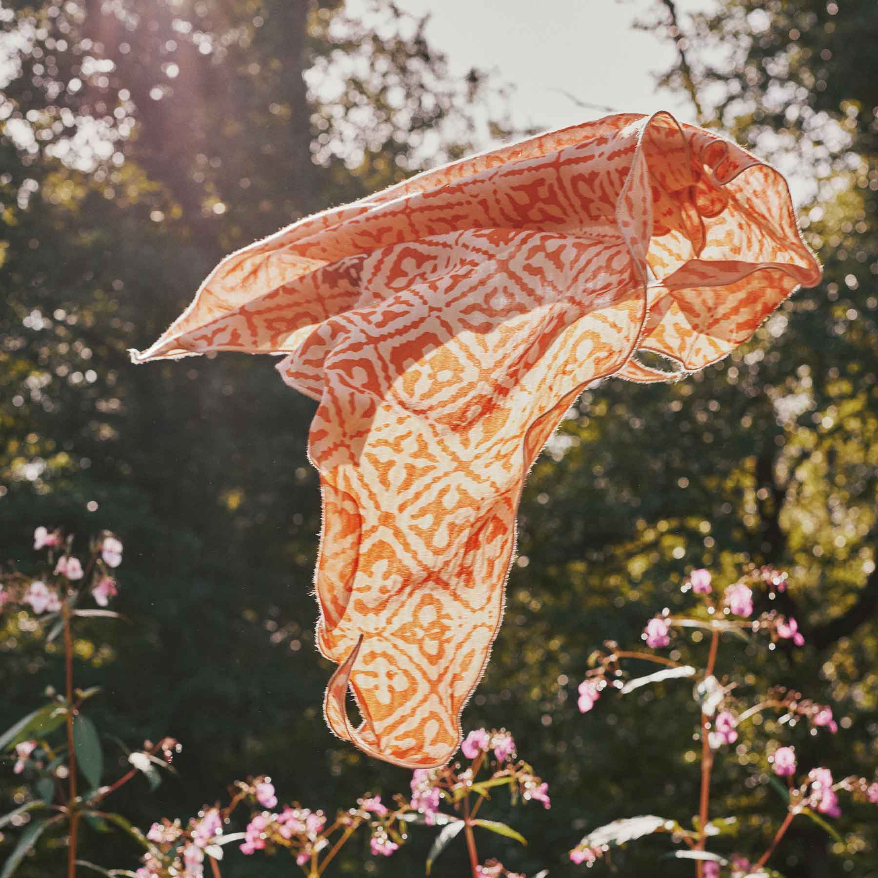 Kite Scarf Silk Cashmere Eyes of Marrakesh