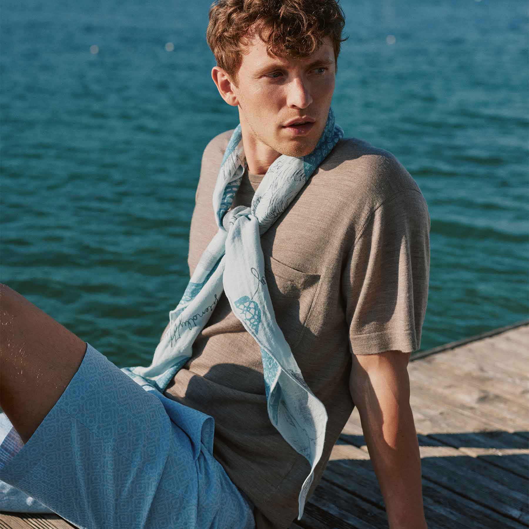 Kite Scarf Silk Cashmere Garden Eden