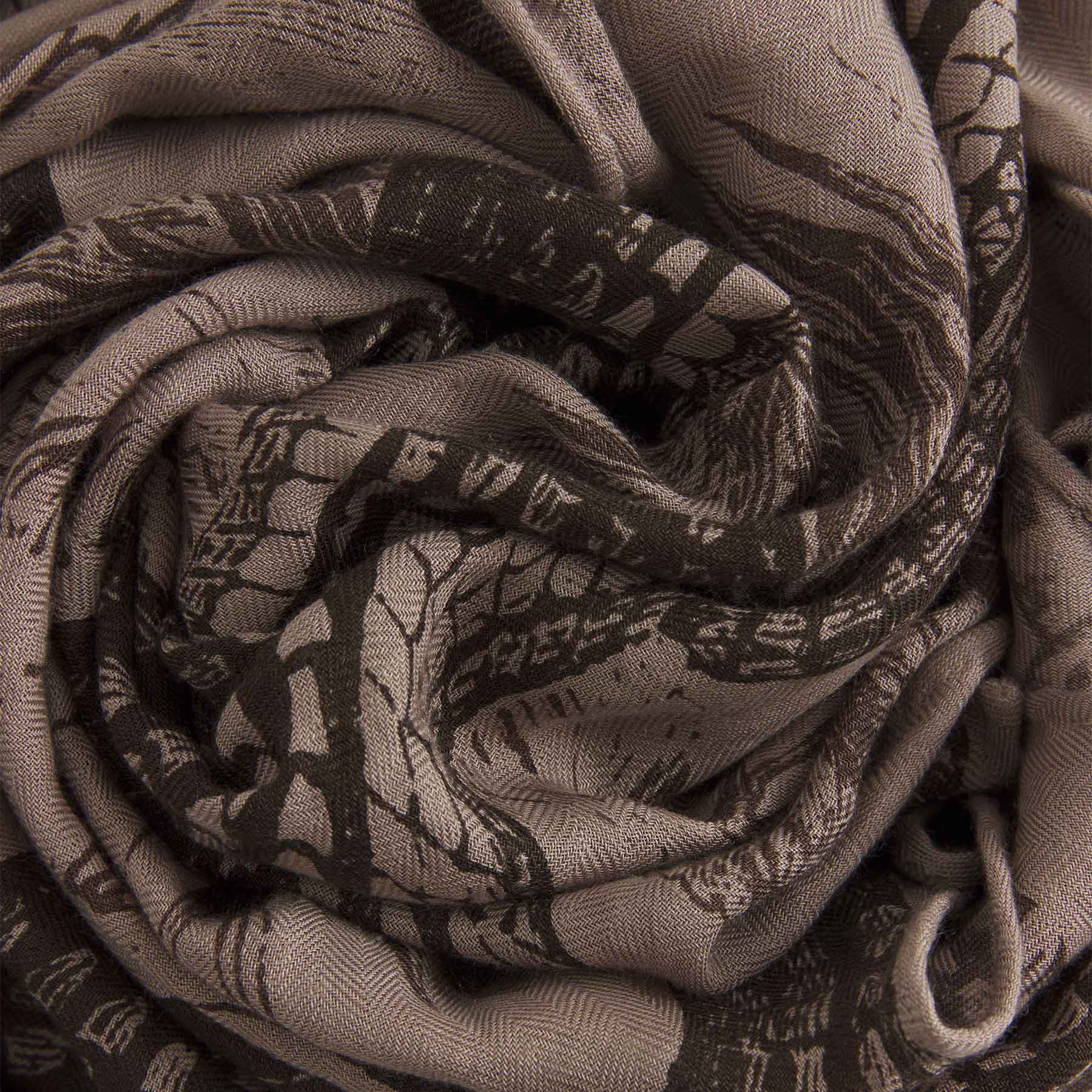 Kite Scarf Silk Cashmere Garden Eden