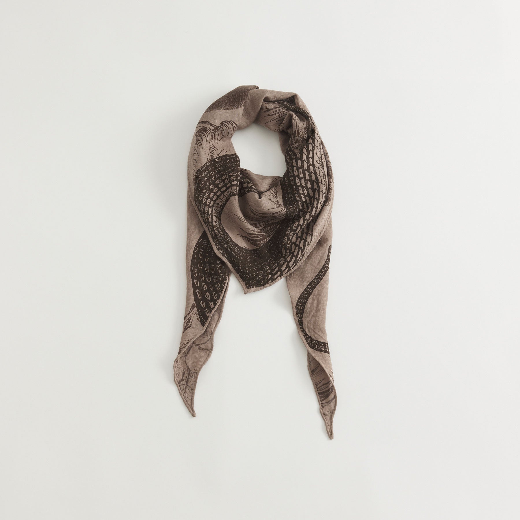 Kite Scarf Silk Cashmere Garden Eden