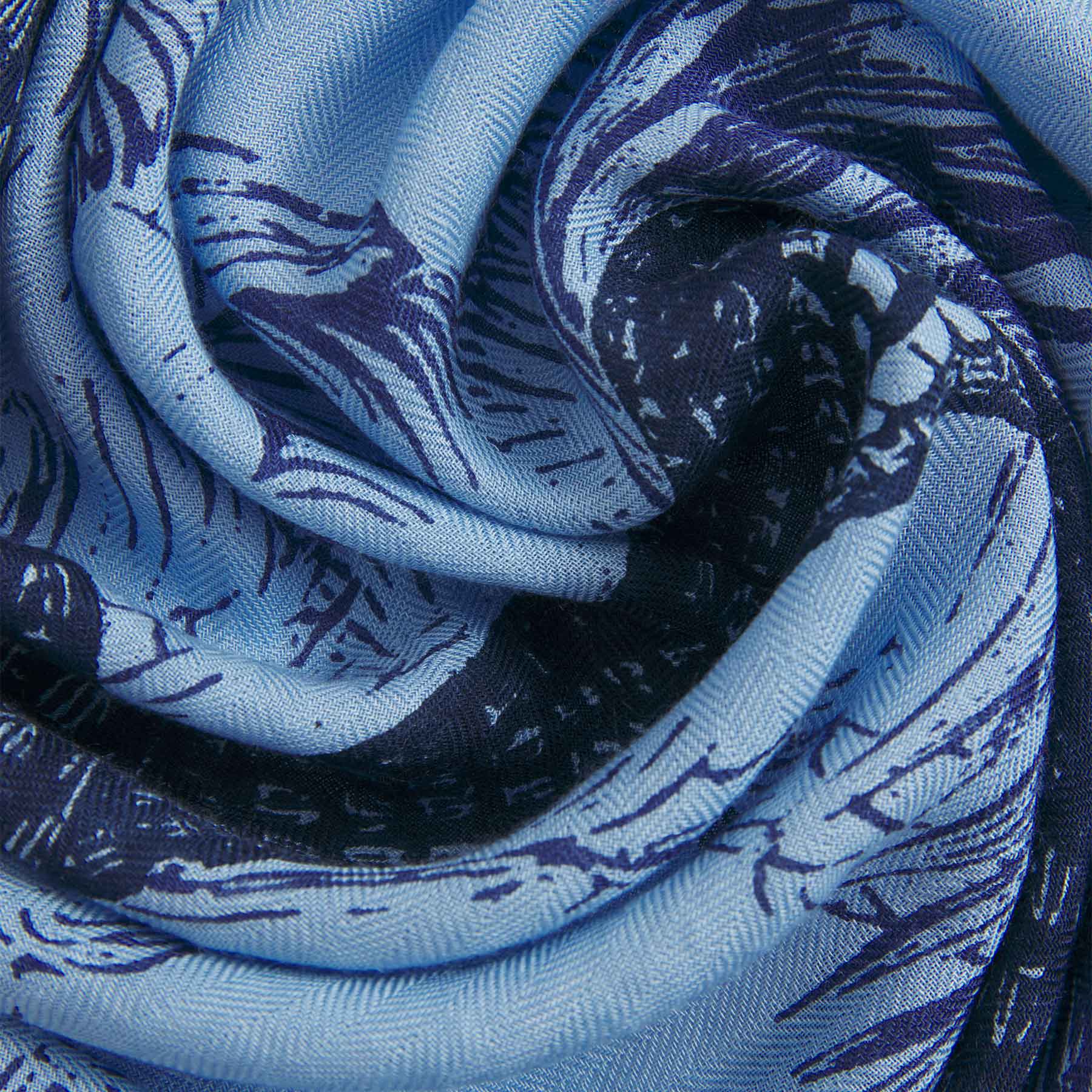 Kite Scarf Silk Cashmere Garden Eden