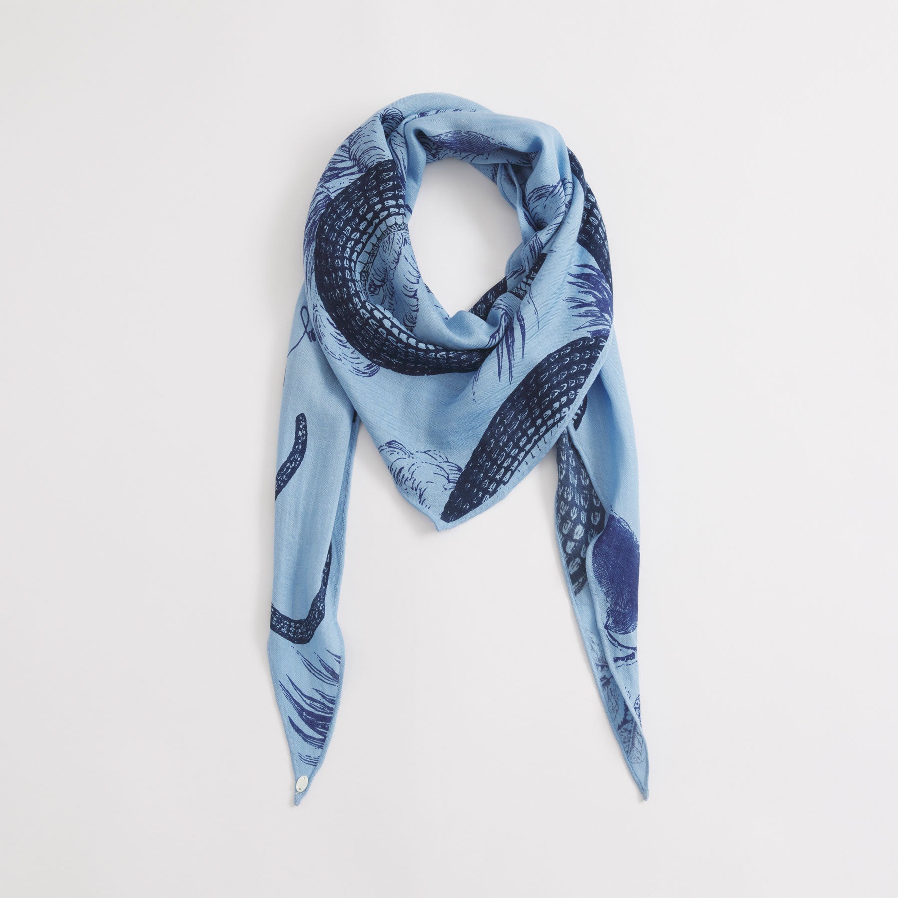 Kite Scarf Silk Cashmere Garden Eden