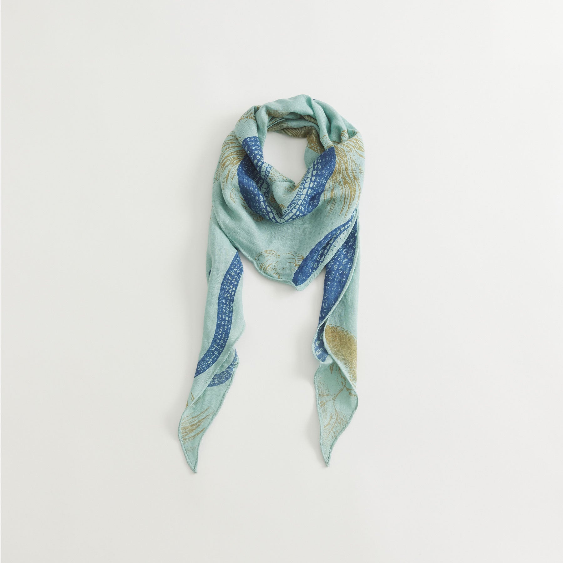 Kite Scarf Silk Cashmere Garden Eden