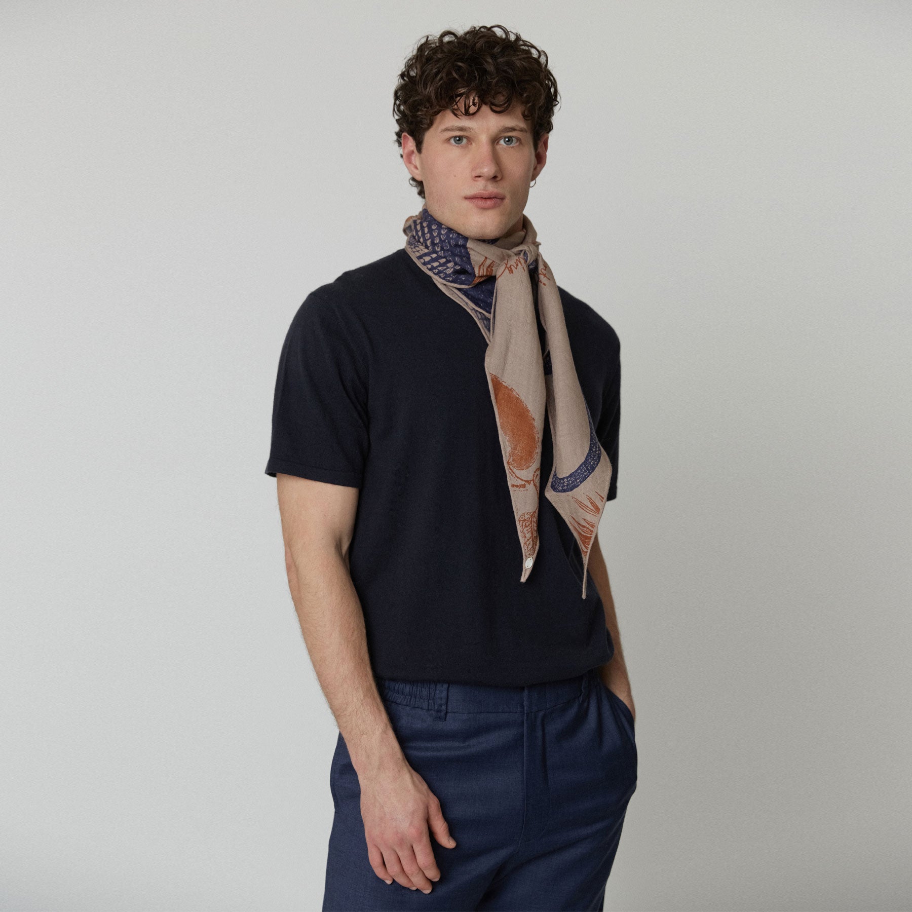 Kite Scarf Silk Cashmere Garden Eden