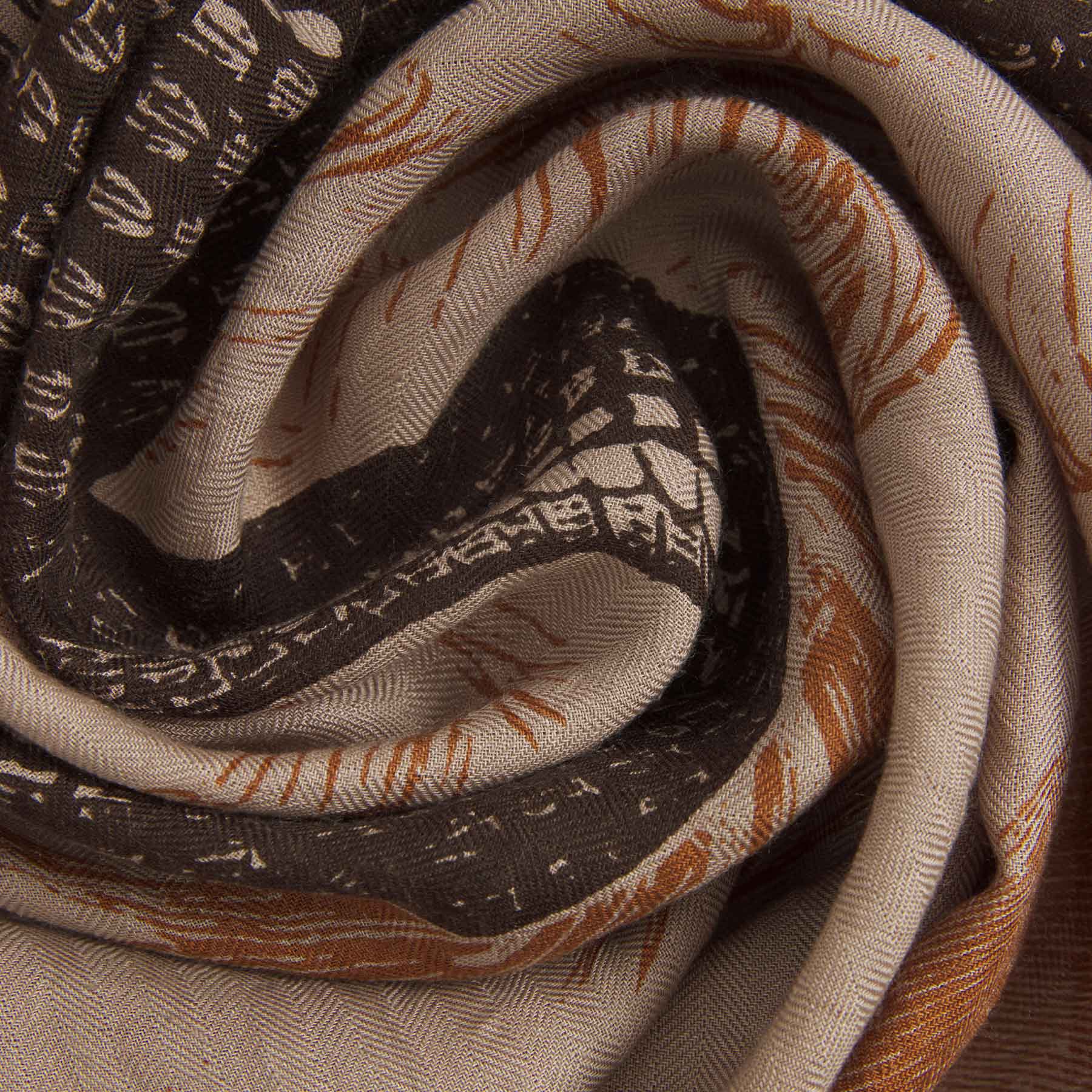 Kite Scarf Silk Cashmere Garden Eden