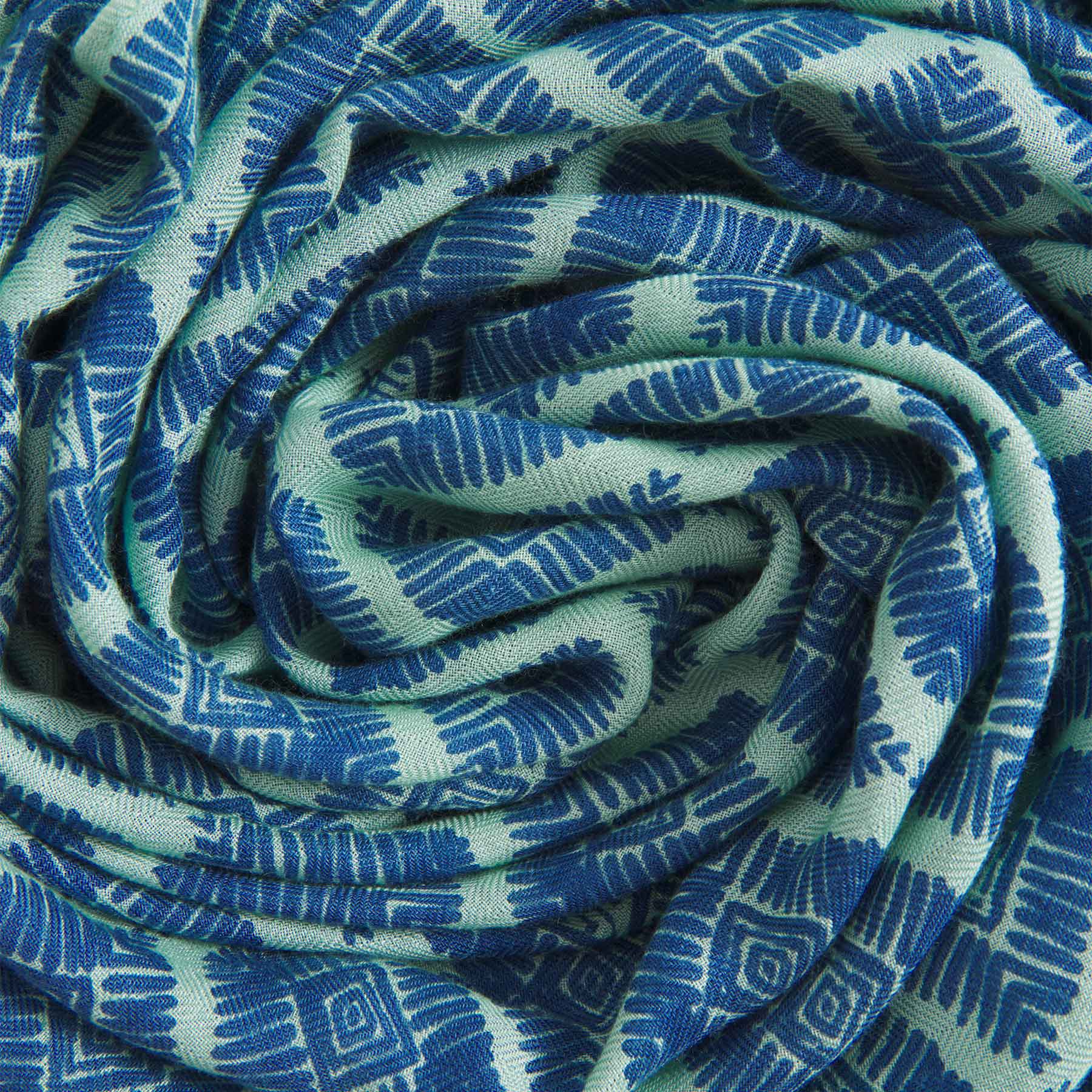 Kite Scarf Silk Cashmere Rhombus Lab