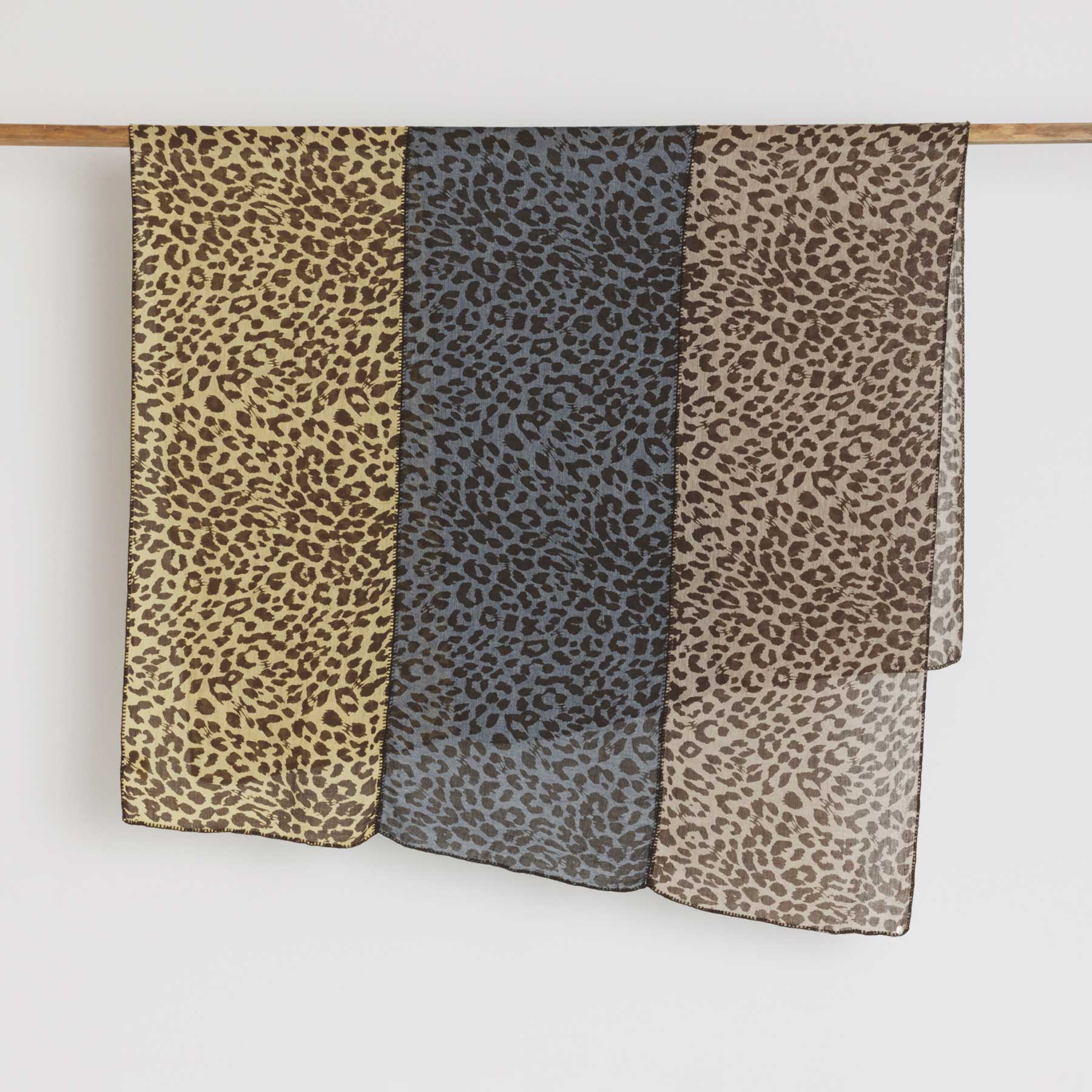 Linen Cashmere Patch Cheetah