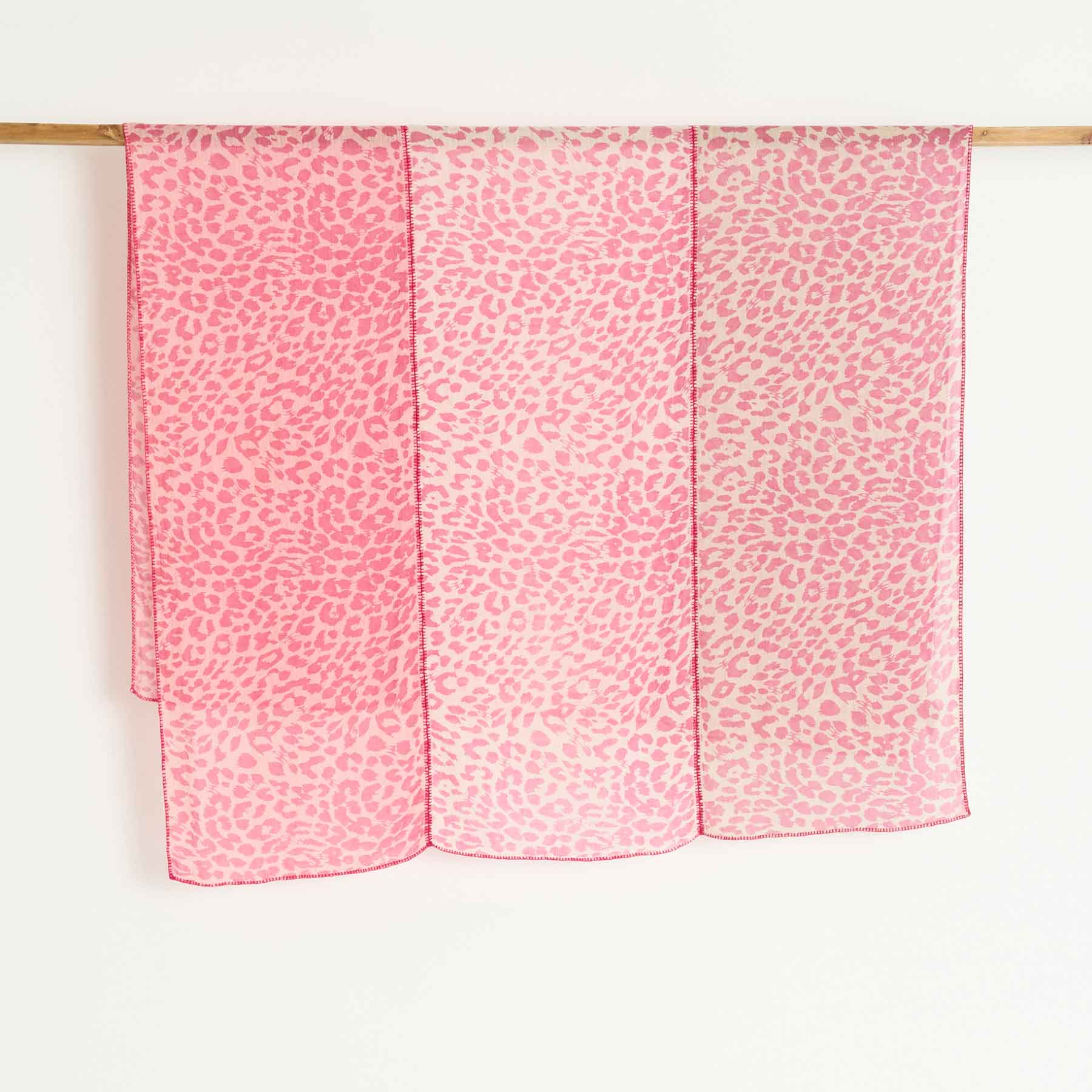 Linen Cashmere Patch Cheetah
