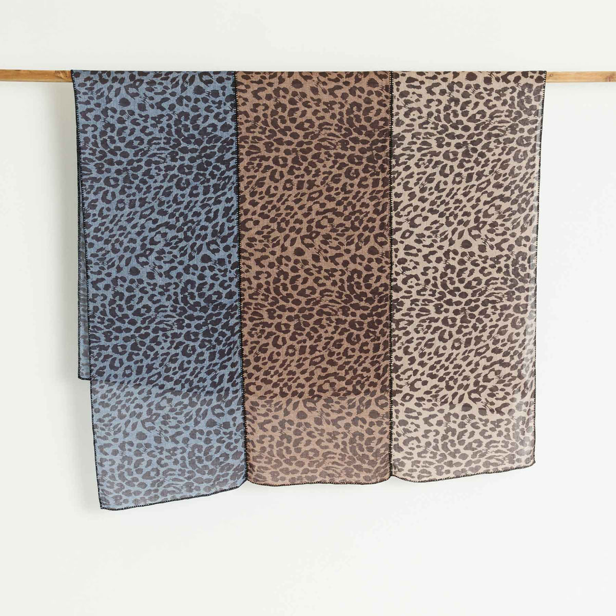 Linen Cashmere Patch Cheetah