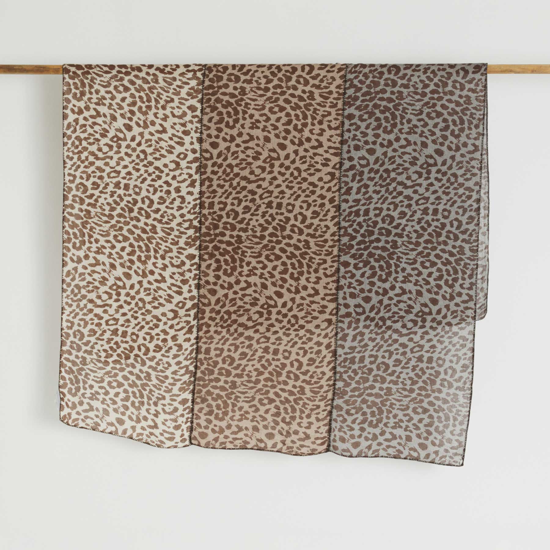 Linen Cashmere Patch Cheetah