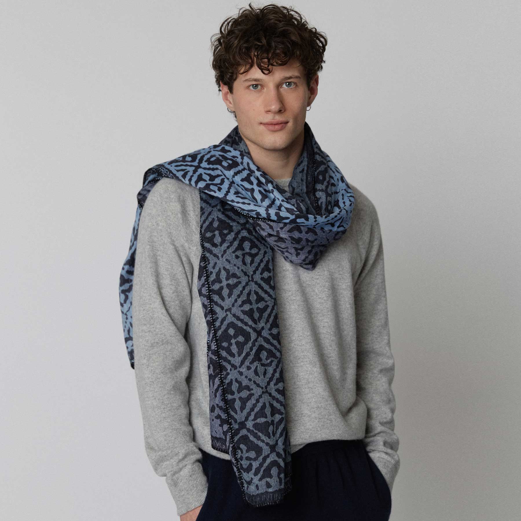 Linen Cashmere Patch Eyes of Marrakesh