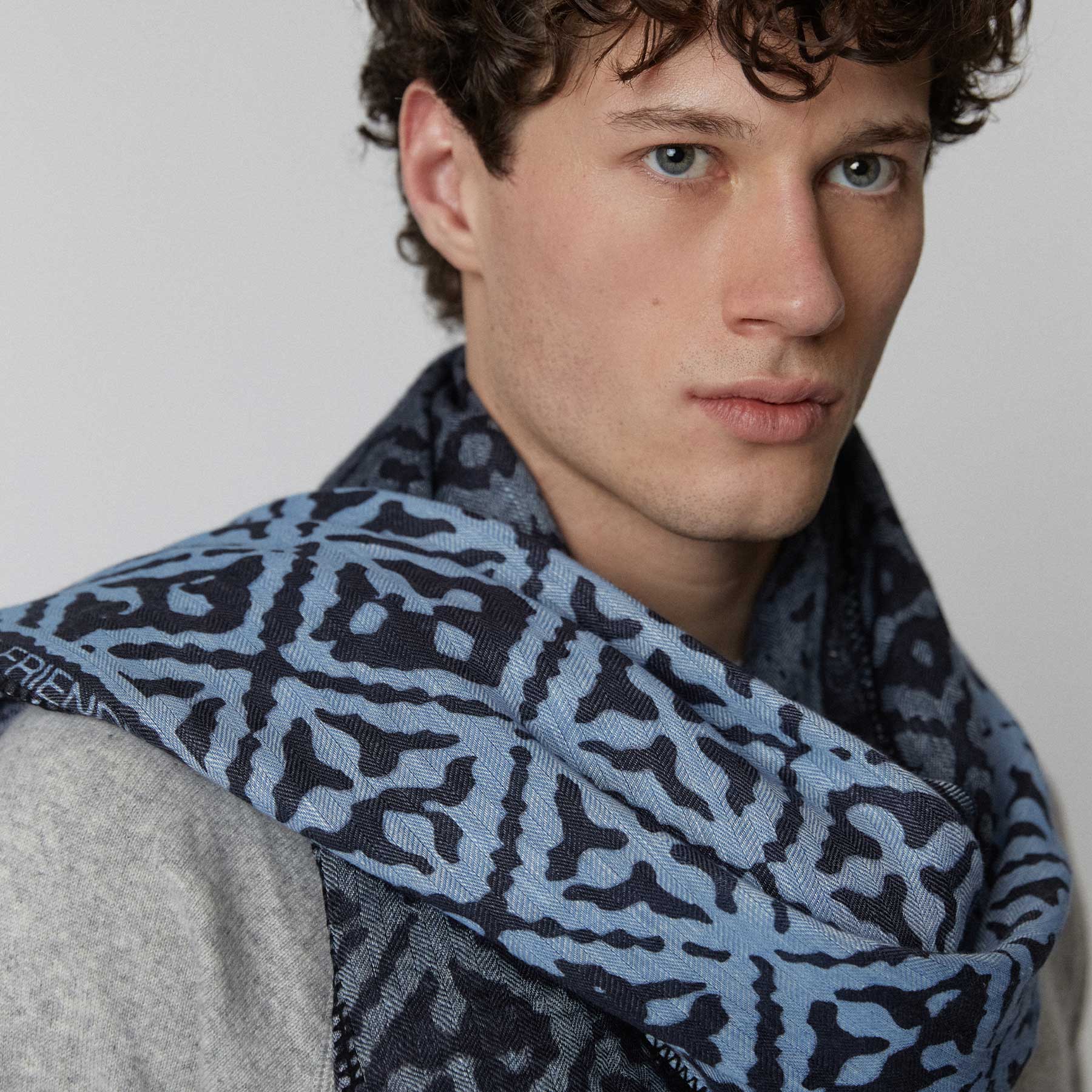 Linen Cashmere Patch Eyes of Marrakesh