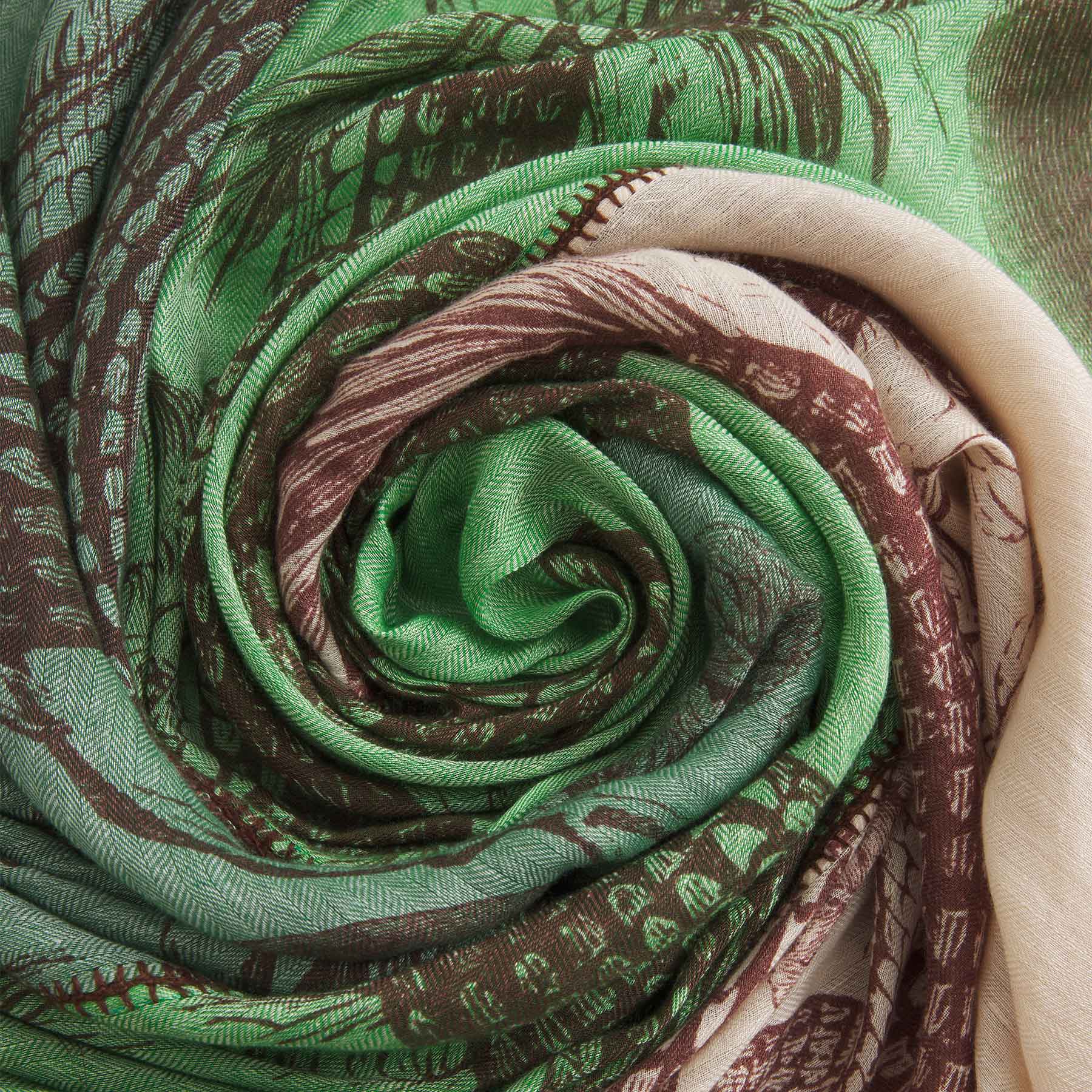 Linen Cashmere Patch Garden Eden