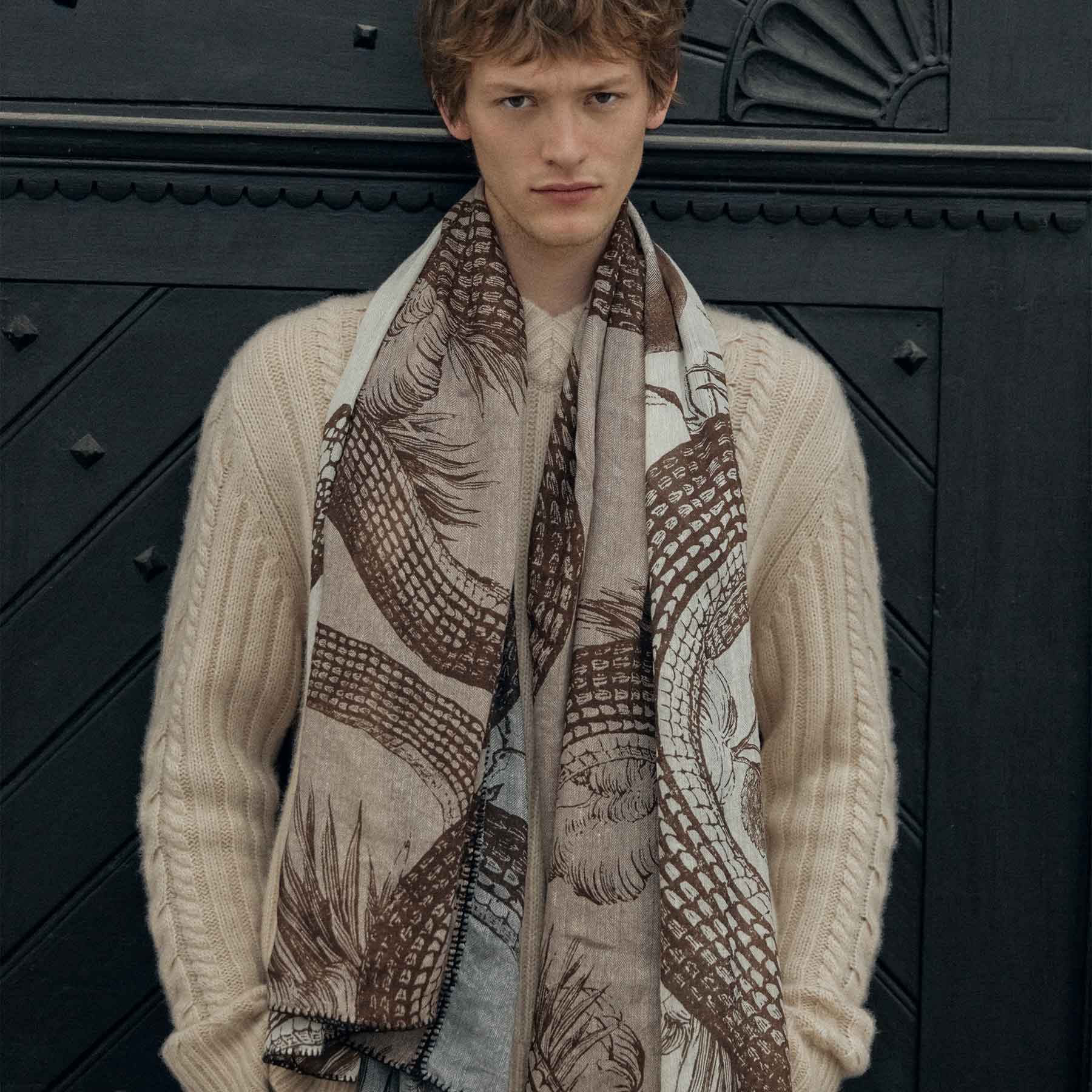 Linen Cashmere Patch Garden Eden