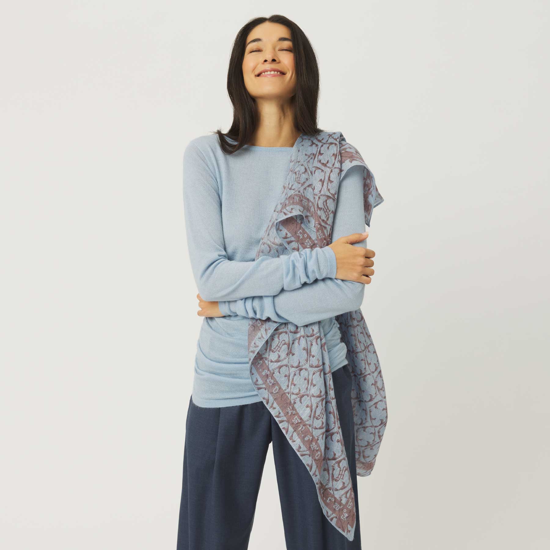 Linen Cashmere Super Cube 125 Sylt Ornament