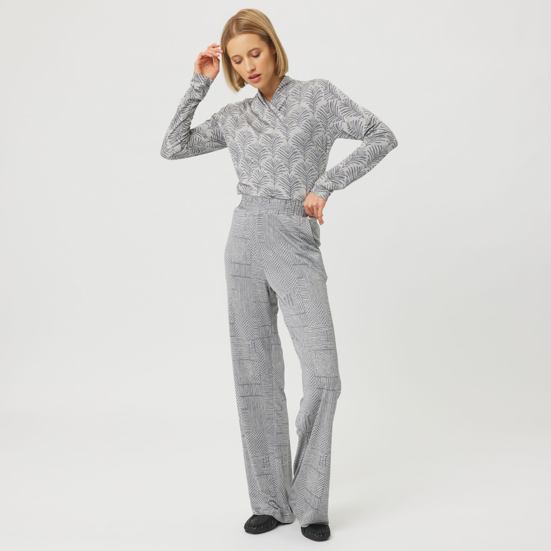 Pants Amal Lifelines Silk Jersey