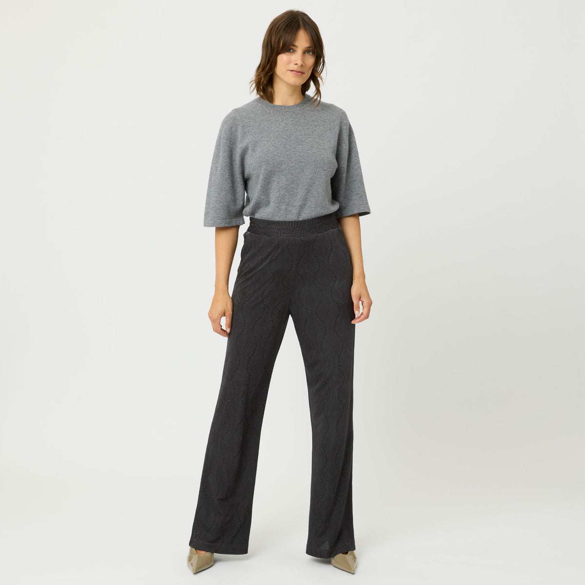 Pants Amal Onyx Silk Jersey